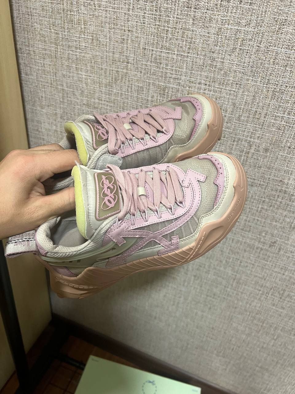 Off-White OFF WHITE ODSY-1000 PINK BEIGE Size US 7 / IT 37 - 1 Thumbnail
