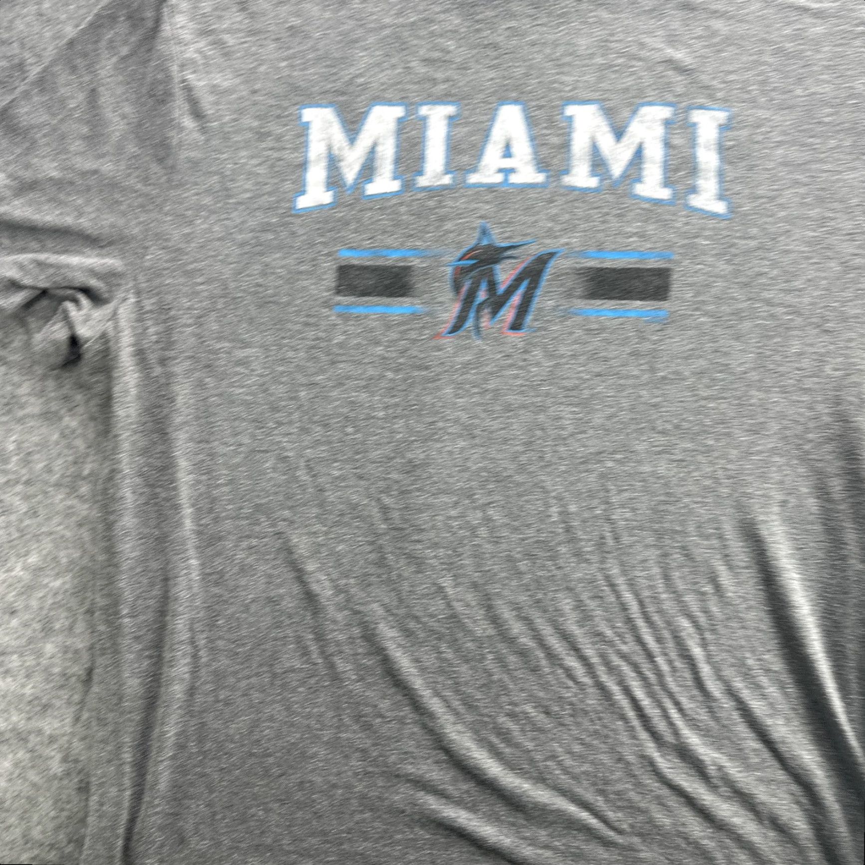 Other Miami Marlins Shirt Mens 2XL Gray MLB Baseball Tee Genuine Merchandise Size US XXL / EU 58 / 5 - 4 Thumbnail