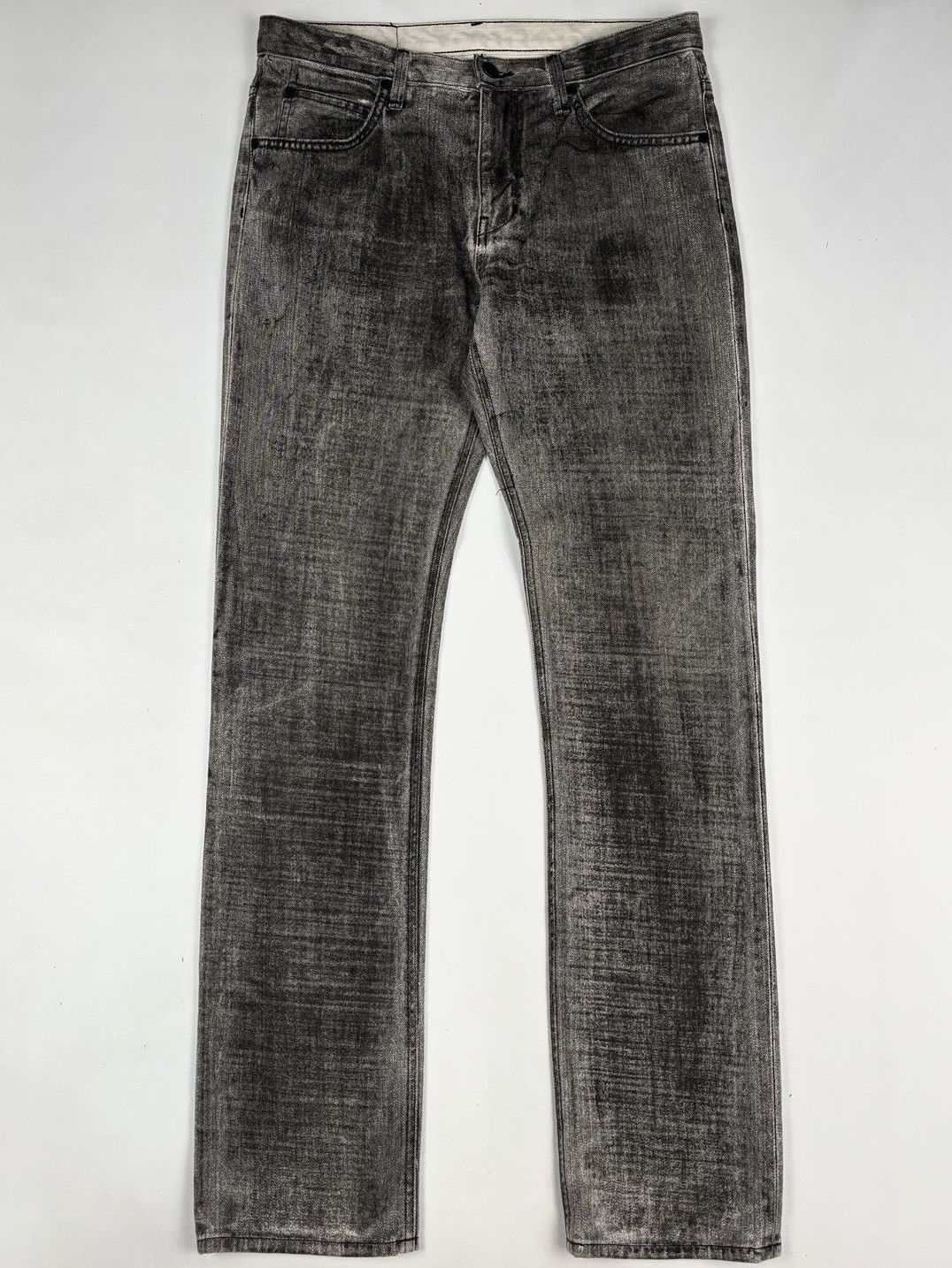 Helmut Lang S/S 2003 Washed Denim Jeans Size US 32 / EU 48 - 1 Thumbnail