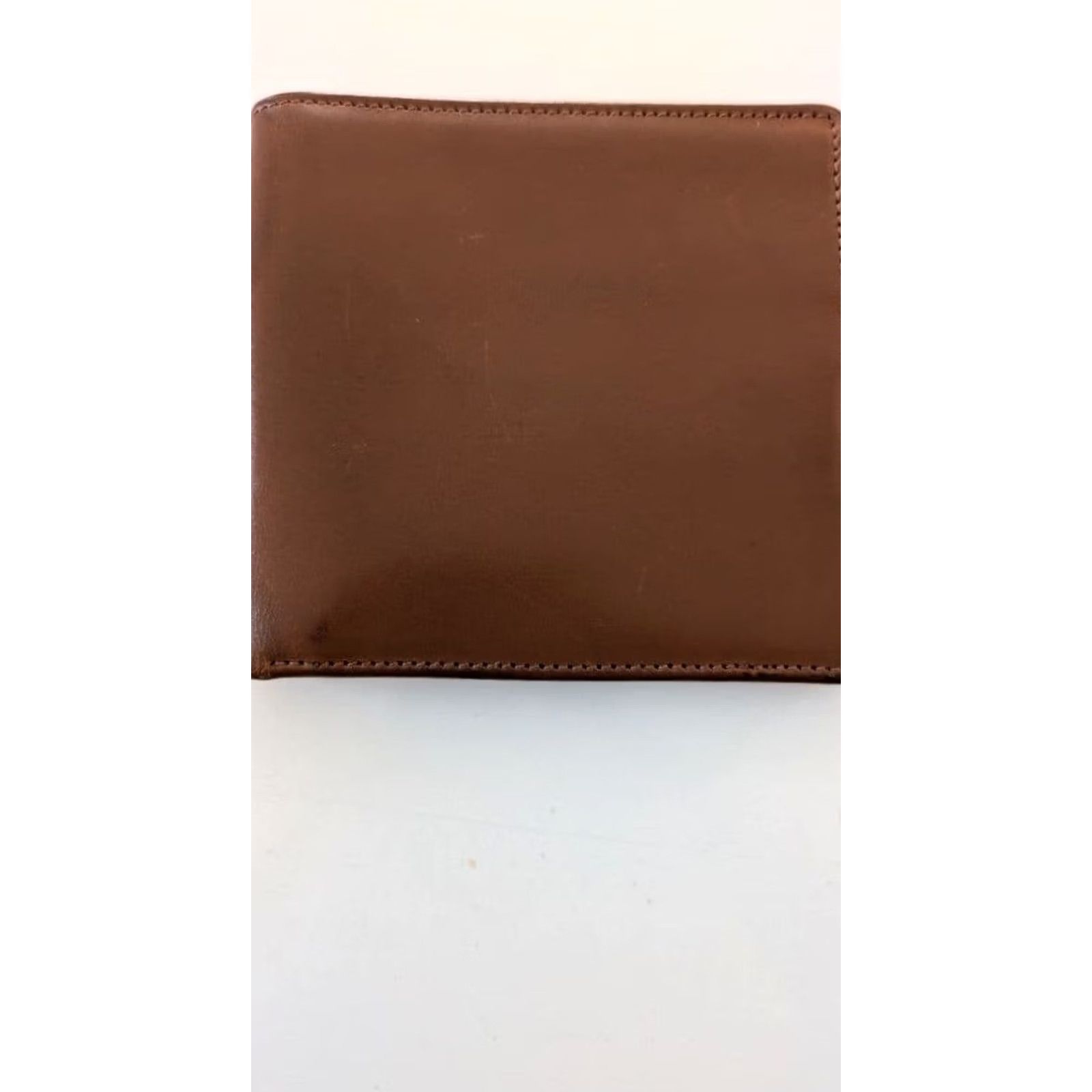 Ralph Lauren RRL RALPH LAUREN LEATHER BIFOLD WALLET MEN Brown Vintage Style Used Size ONE SIZE - 4 Thumbnail