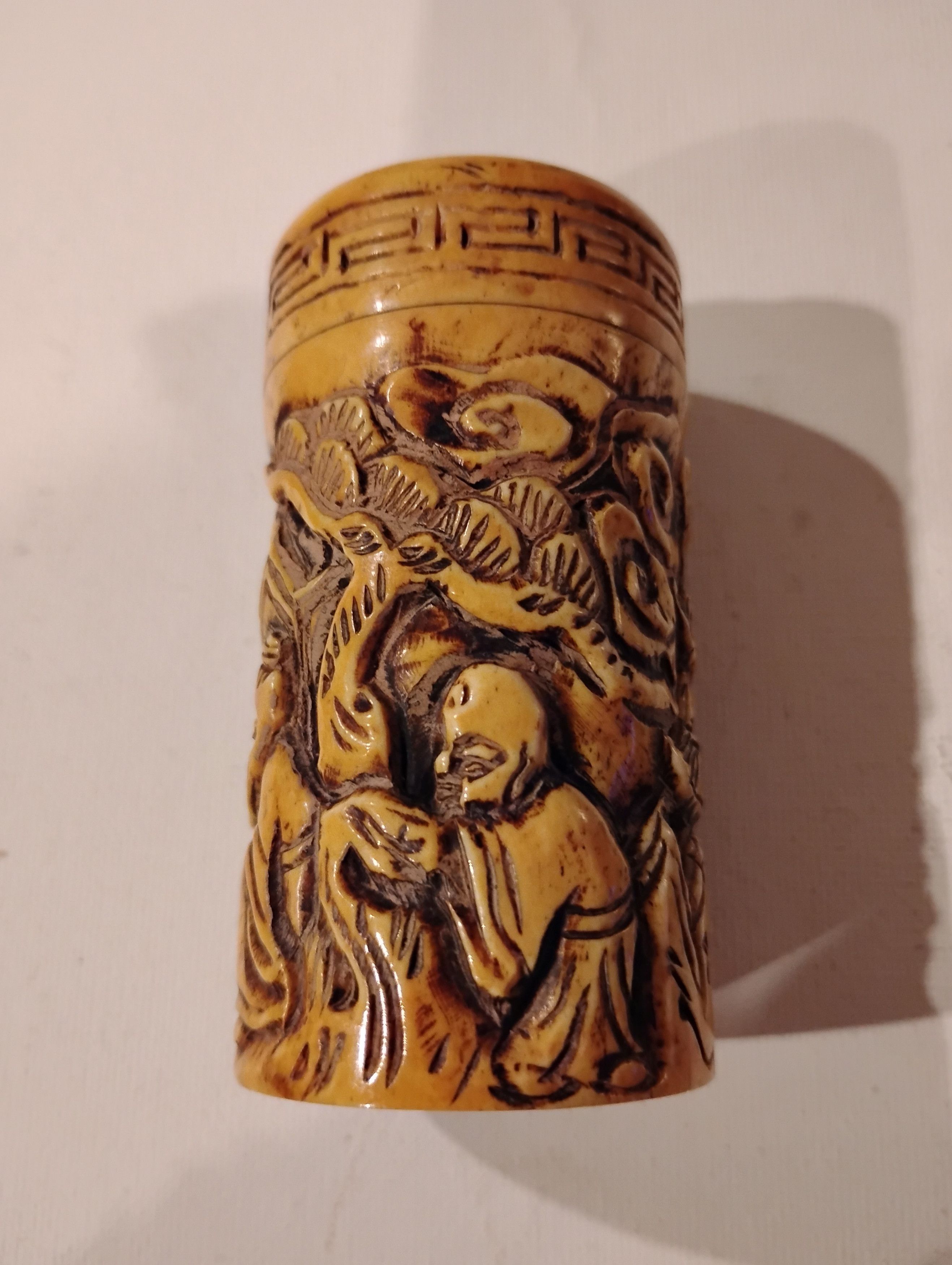 Vintage Old Asian Snuff Bottle Size ONE SIZE - 2 Thumbnail