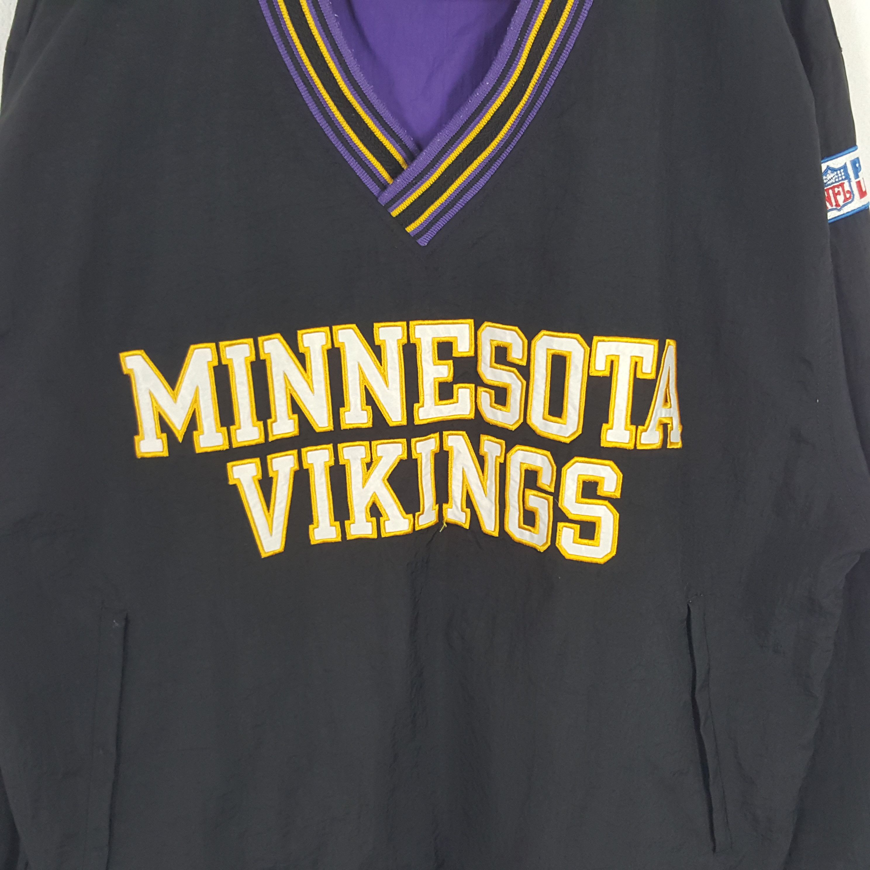 Champion × NFL × Vintage Vintage Minnesota Vikings American Football Team Sweatshirt Size US XL / EU 56 / 4 - 2 Thumbnail