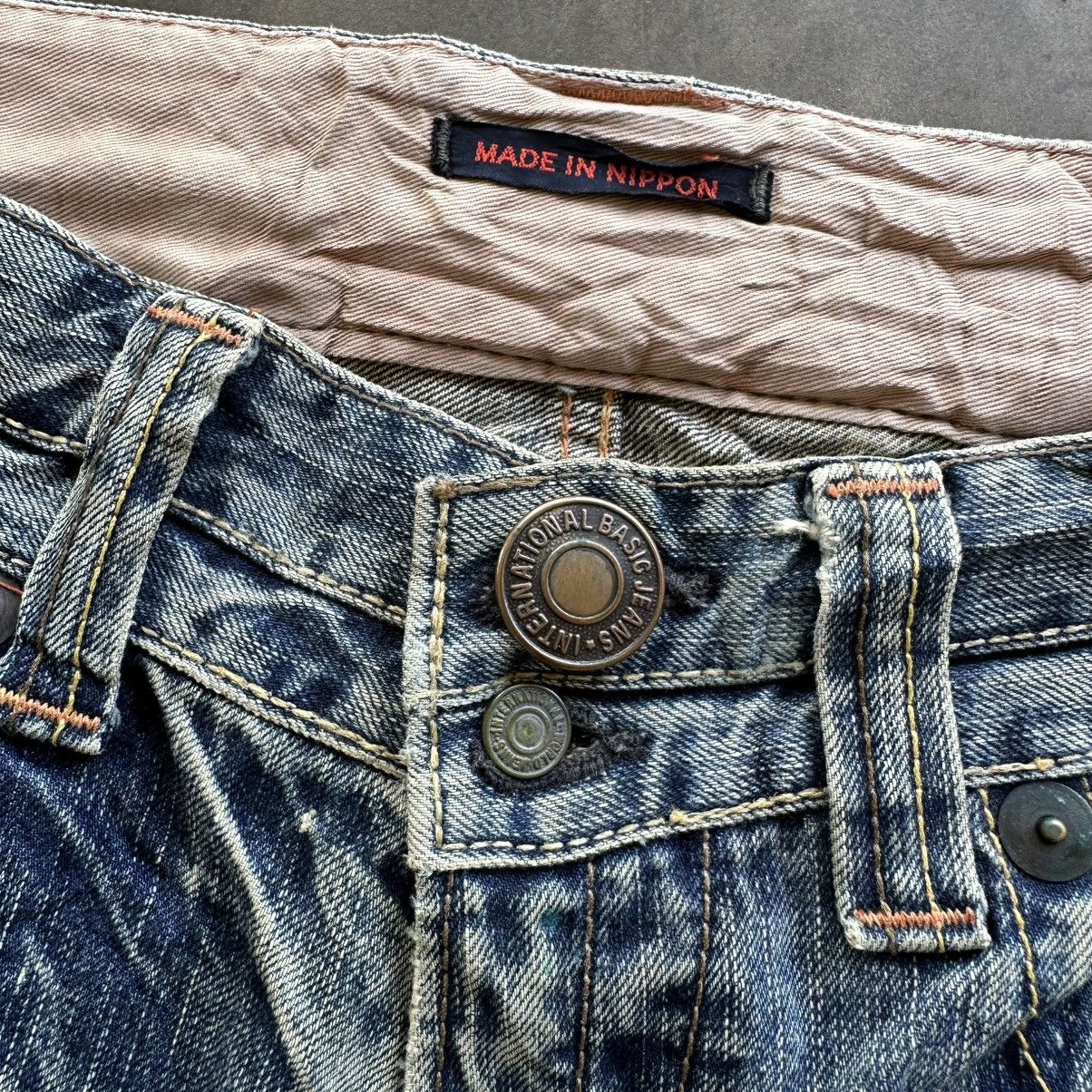 If Six Was Nine Vintage Japanese Rusty Faded Denim Jean Pant W30 Size US 30 / EU 46 - 4 Thumbnail