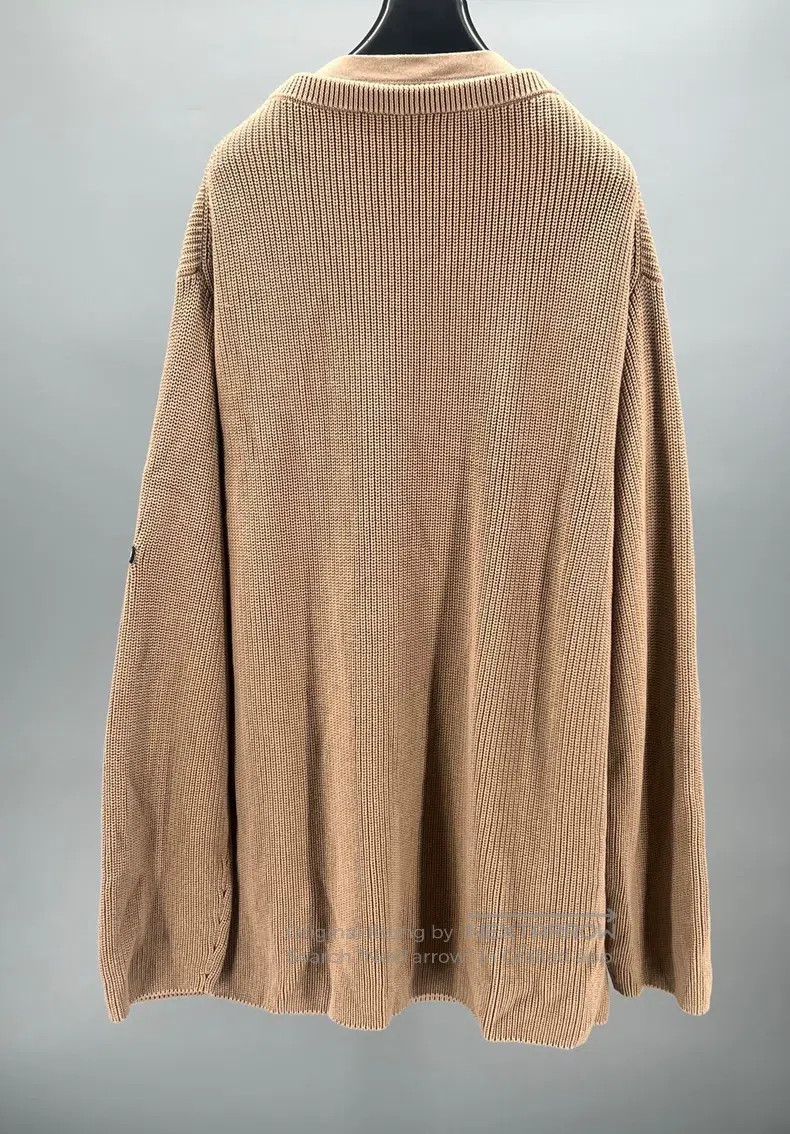 Balenciaga Balenciaga Solid Double Layer Round Neck Casual Long Sleev Size US XL / EU 56 / 4 - 5 Thumbnail