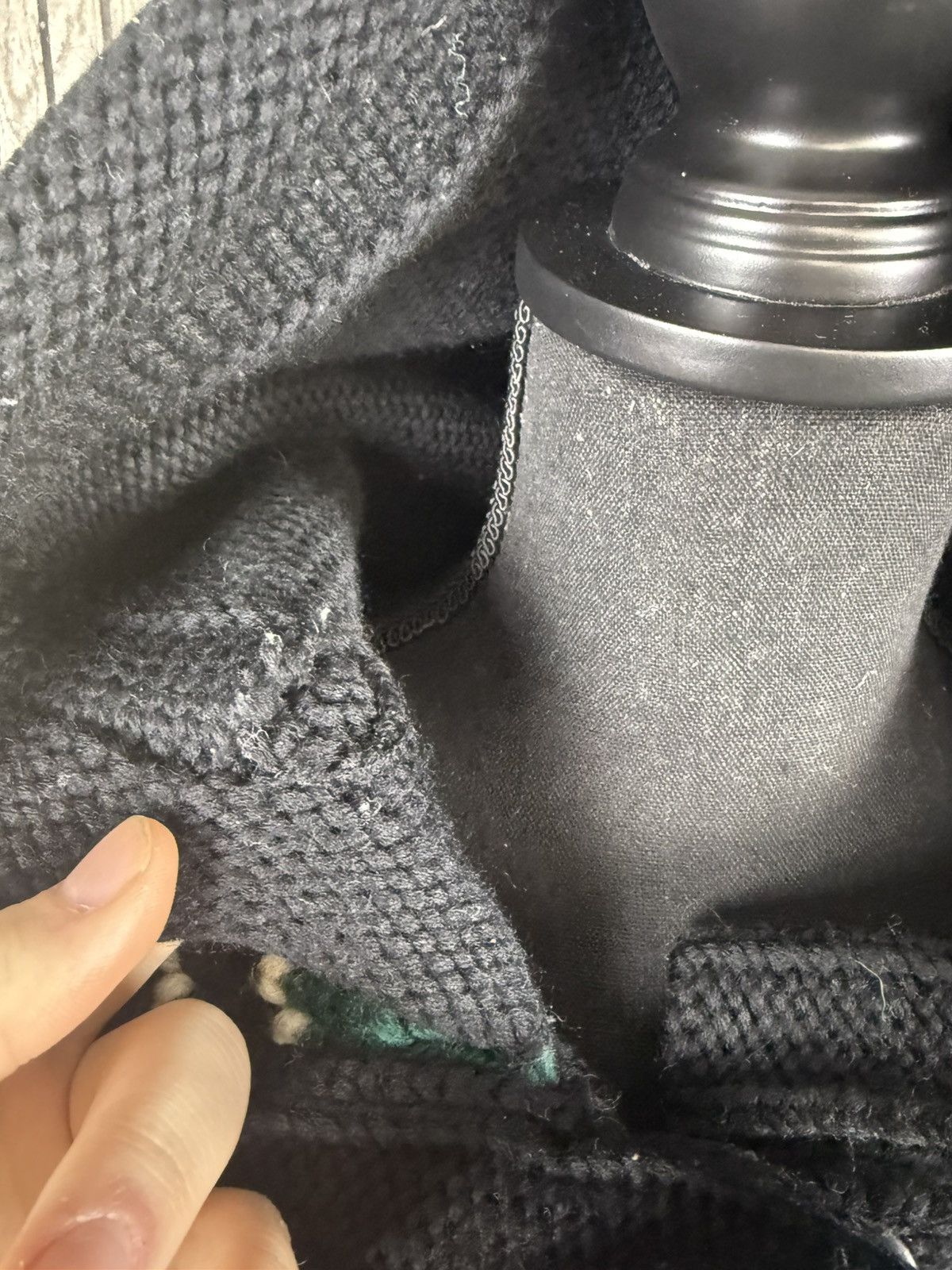 Balenciaga VINTAGE BALENCIAGA STRIPED HEAVY KNIT HOODED SWEATER 2007 Size XS / US 0-2 / IT 36-38 - 15 Thumbnail
