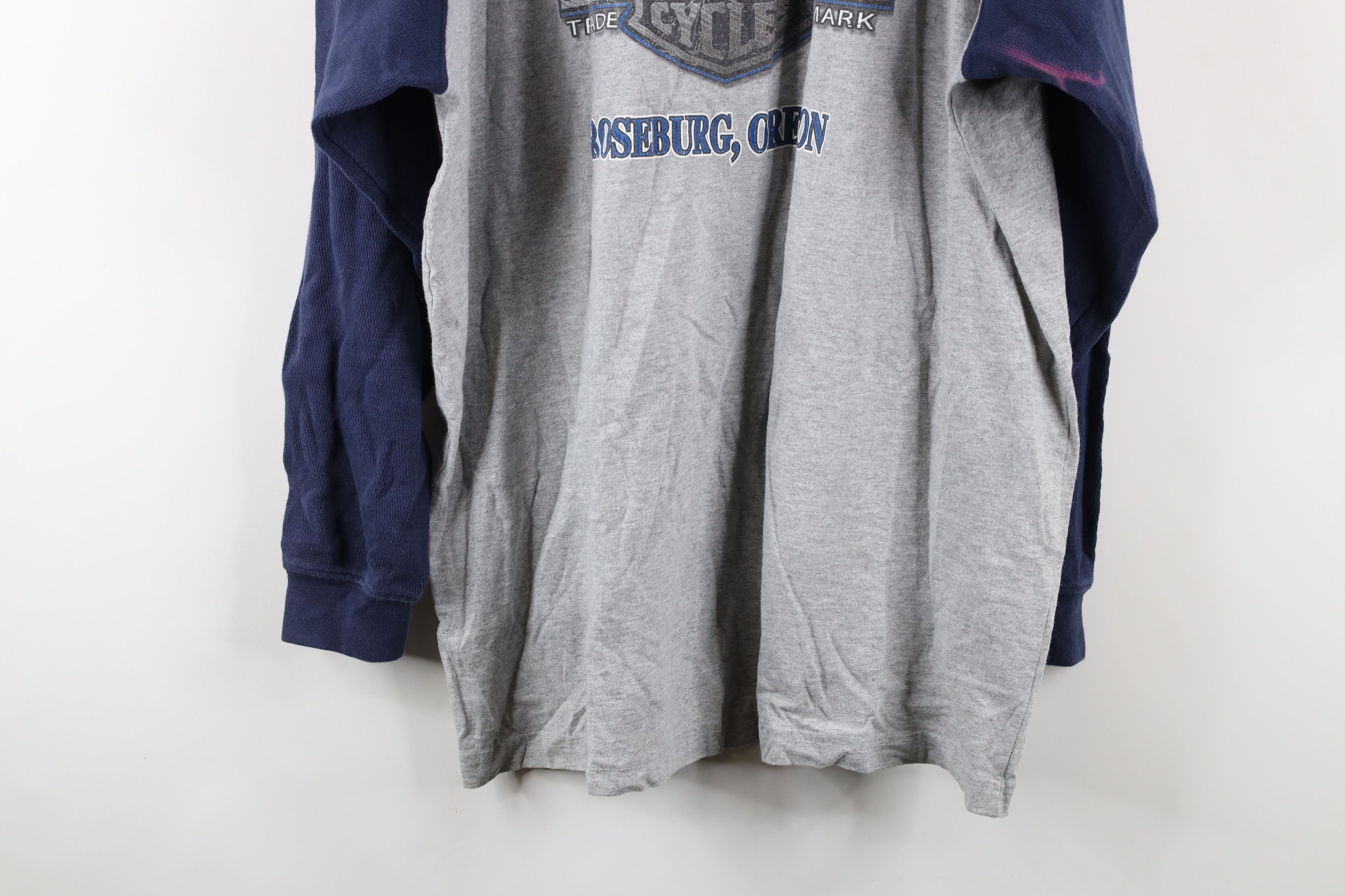 Harley Davidson × Vintage Vintage Y2K Harley Davidson Long Sleeve Raglan T-Shirt USA Size US XL / EU 56 / 4 - 14 Thumbnail