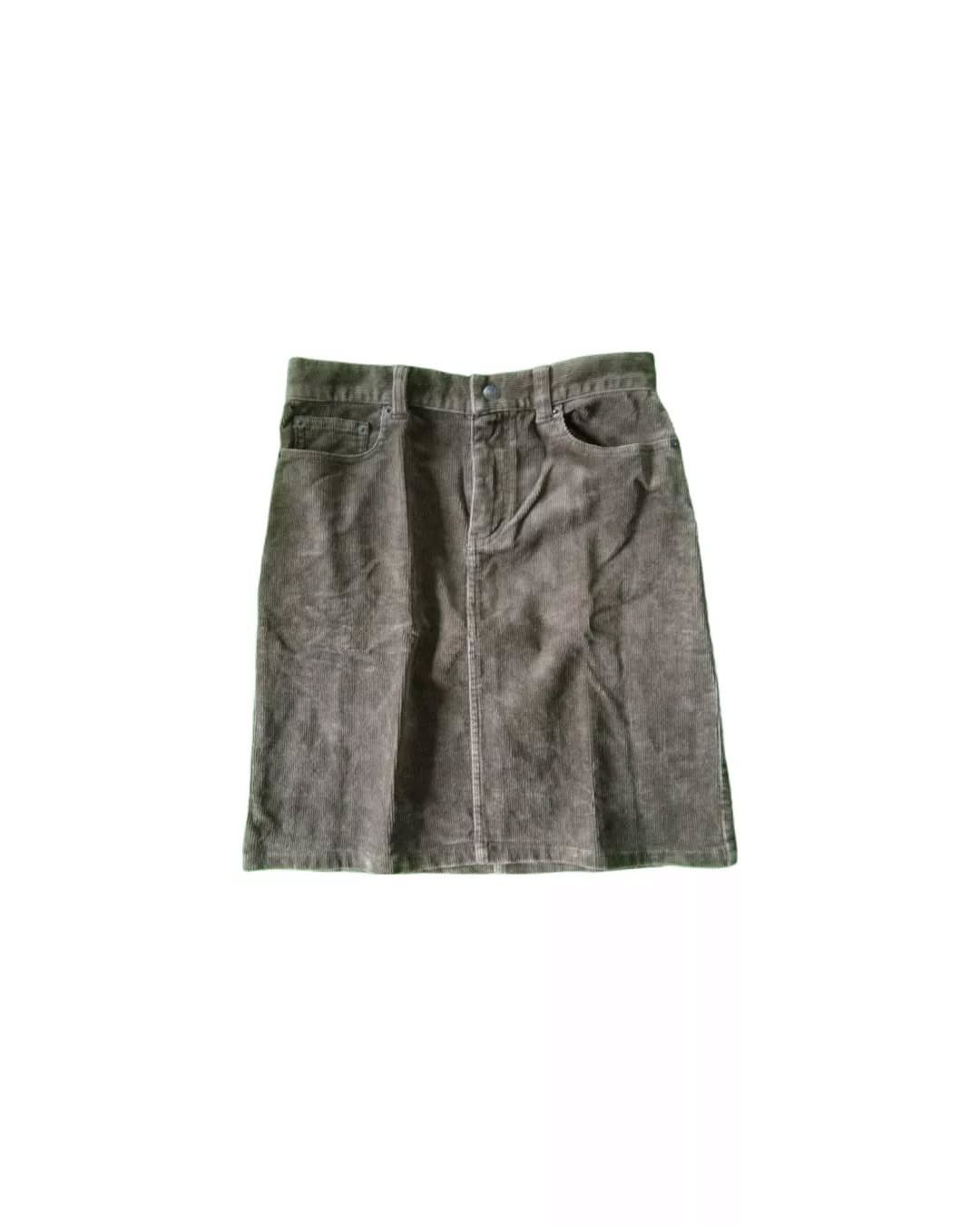 Polo Ralph Lauren 2000s Polo Jeans Company Ralph Lauren Corduroy Skirt Y2K Size 27" / US 4 / IT 40 - 1 Thumbnail