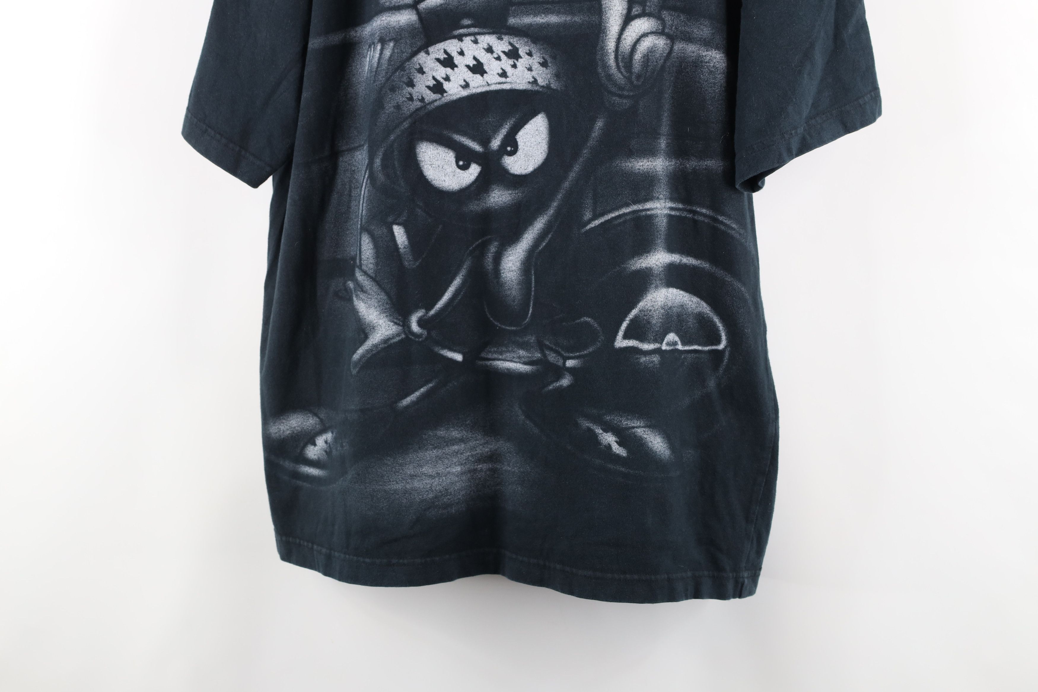 Vintage Vintage Y2K Lot 29 Looney Tunes the Martian T-Shirt Black Size US XL / EU 56 / 4 - 3 Thumbnail