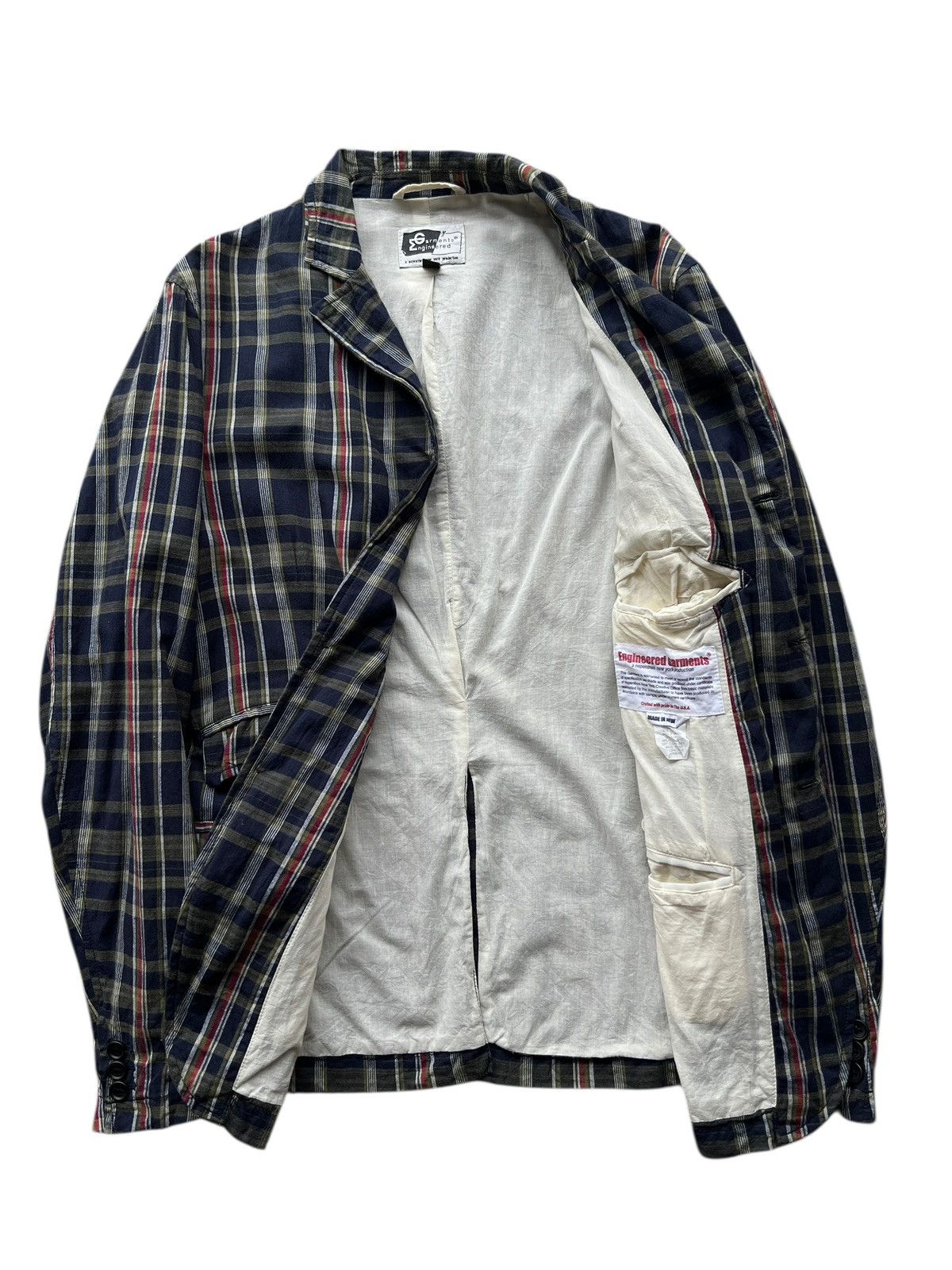 Engineered Garments 🔥 Engineered Garments Plaid Check Jacket Size US S / EU 44-46 / 1 - 11 Thumbnail