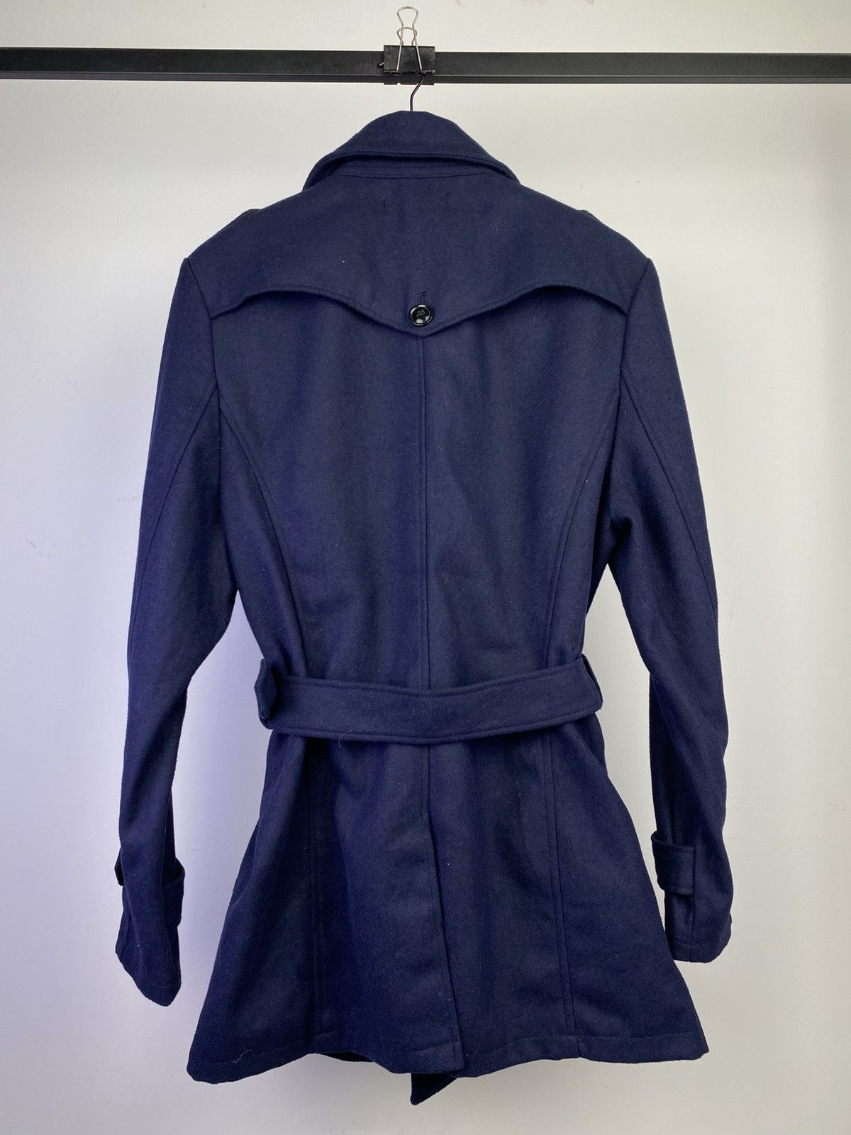 Tete Homme Tete Homme Double-Breasted Wool Trench Coat Japan Size XL / US 12-14 / IT 48-50 - 2 Thumbnail