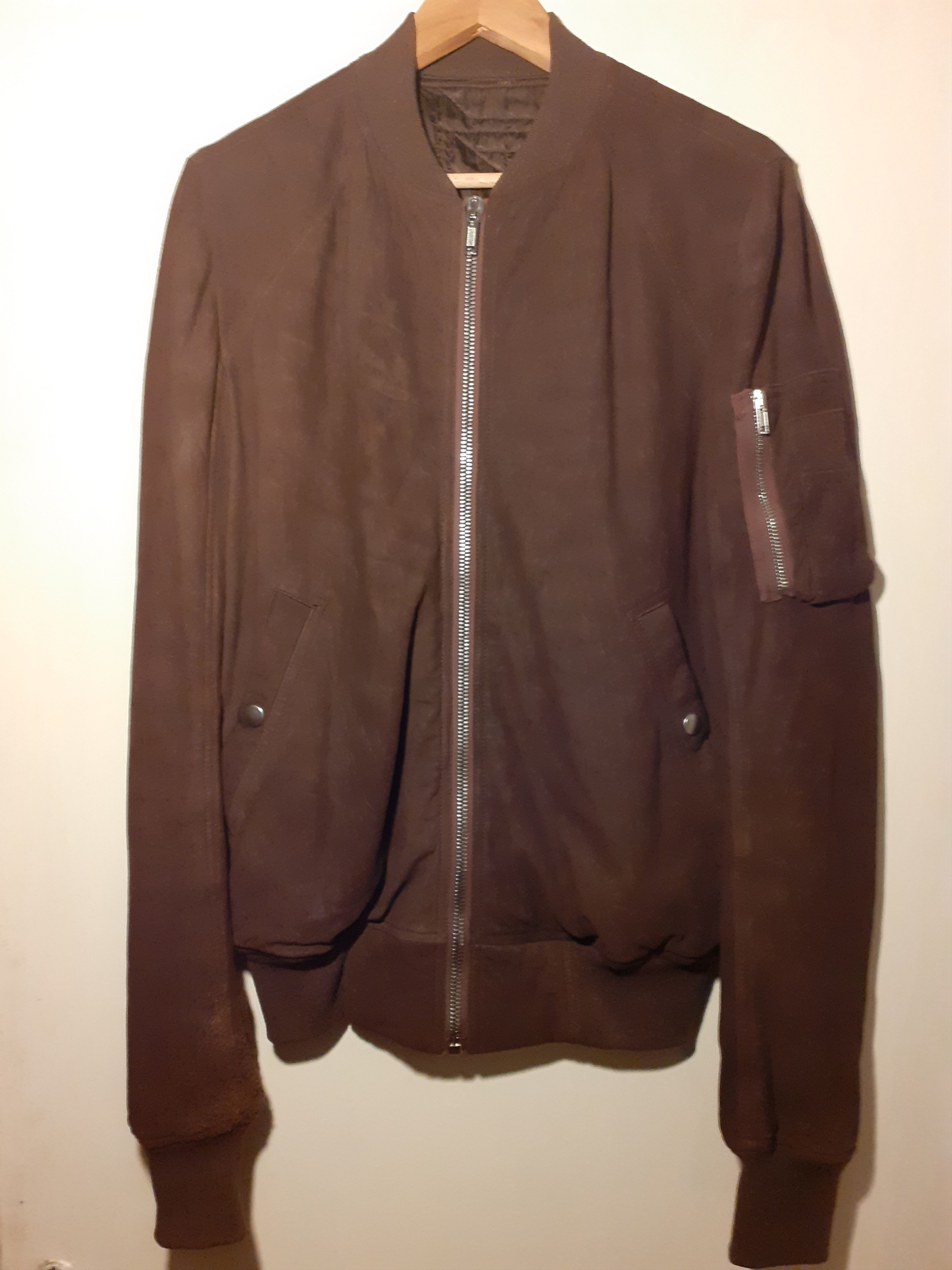 Rick Owens IES Blistered Leather Moto Jacket | Grailed