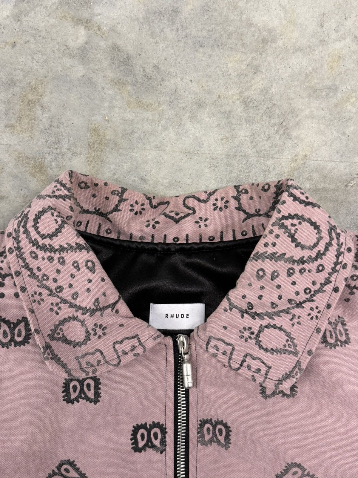 Rhude Rhude Paisley Bandana Bomber Jacket Size US XL / EU 56 / 4 - 5 Thumbnail