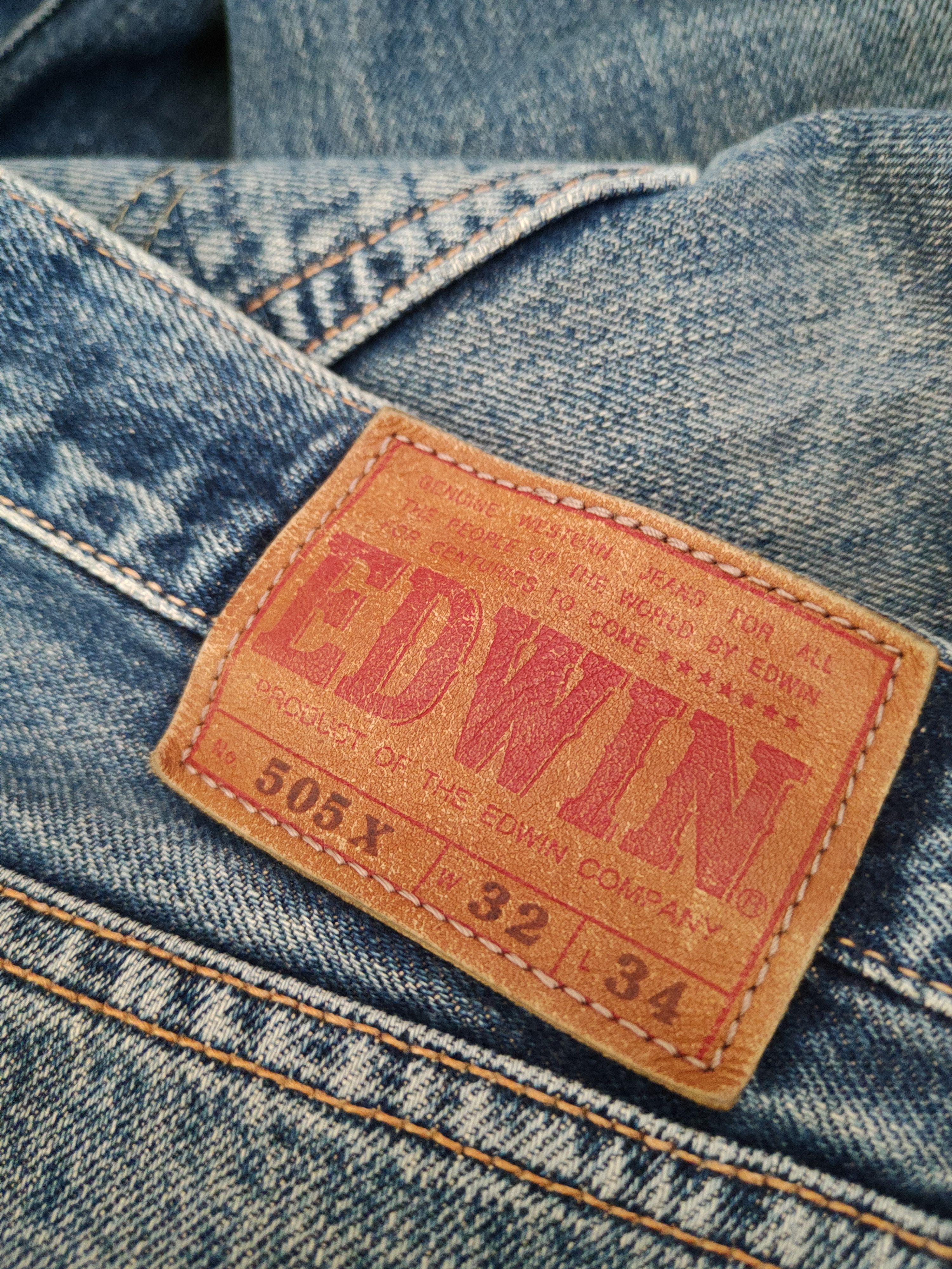 Edwin Edwin selvedge Distressed Ripped denim Jeans #W1398 Size US 32 / EU 48 - 14 Thumbnail