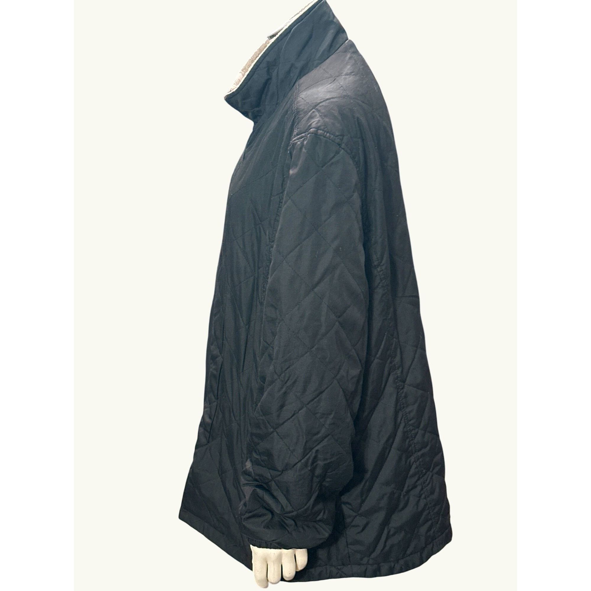 Other Reversible Quilted & Faux Suede Jacket With Zipper & Elastic Size US L / EU 52-54 / 3 - 6 Thumbnail
