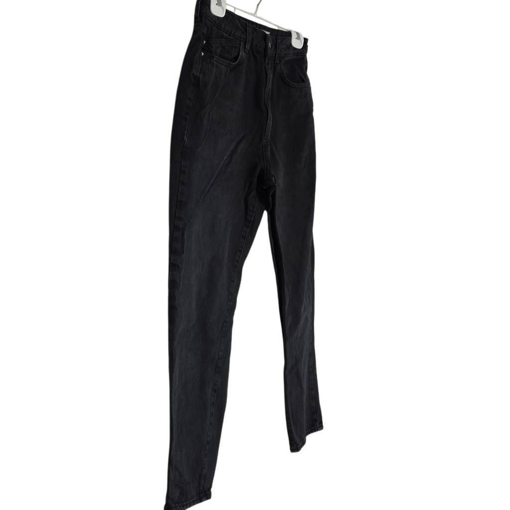Zara Zara Women's Size 6 Black Denim Relaxed Jeans Size 28" / US 6 / IT 42 - 5 Thumbnail