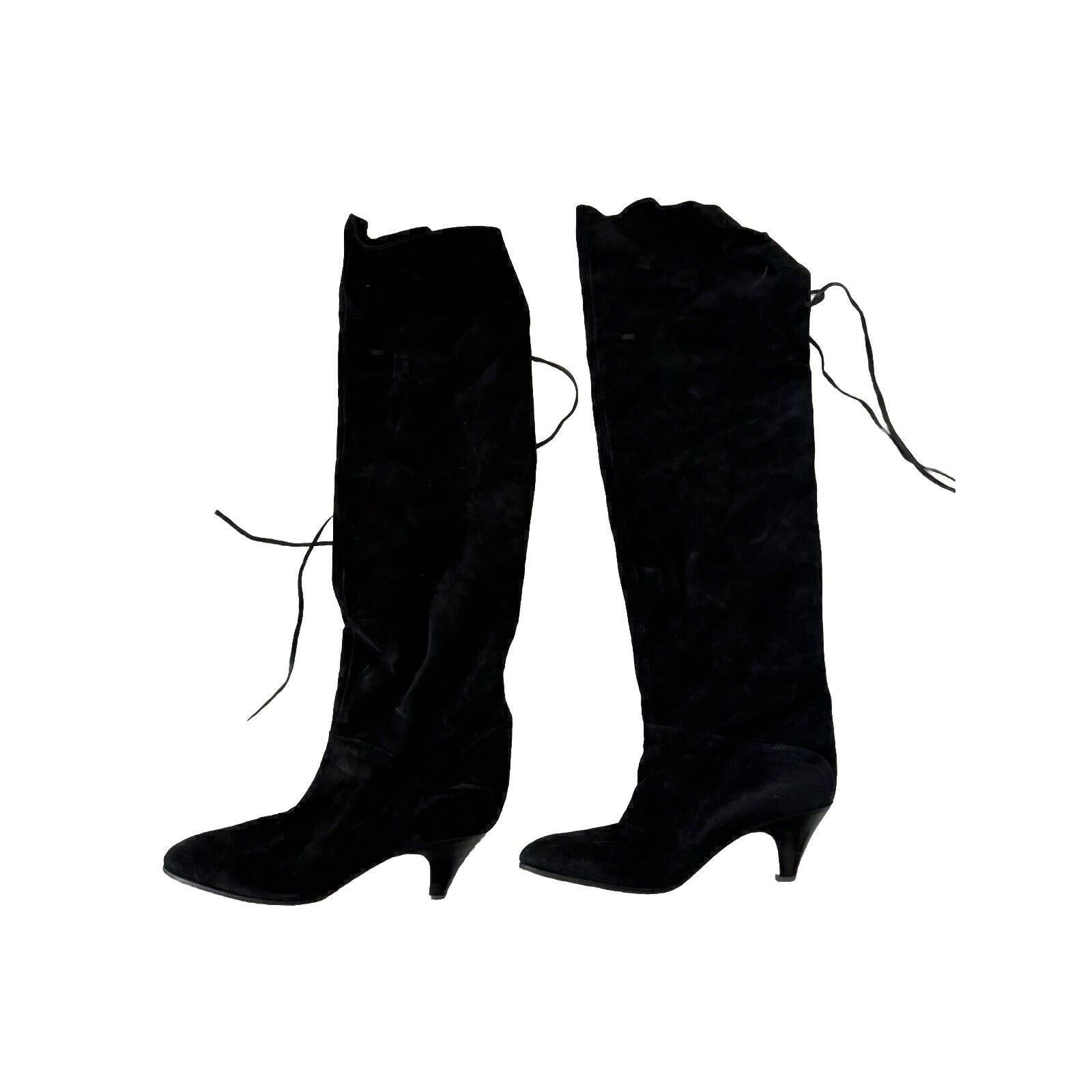 Other Vintage Italian Suede Leather Boots by Marmolada Size 37.5 Size US 7.5 / IT 37.5 - 2 Thumbnail