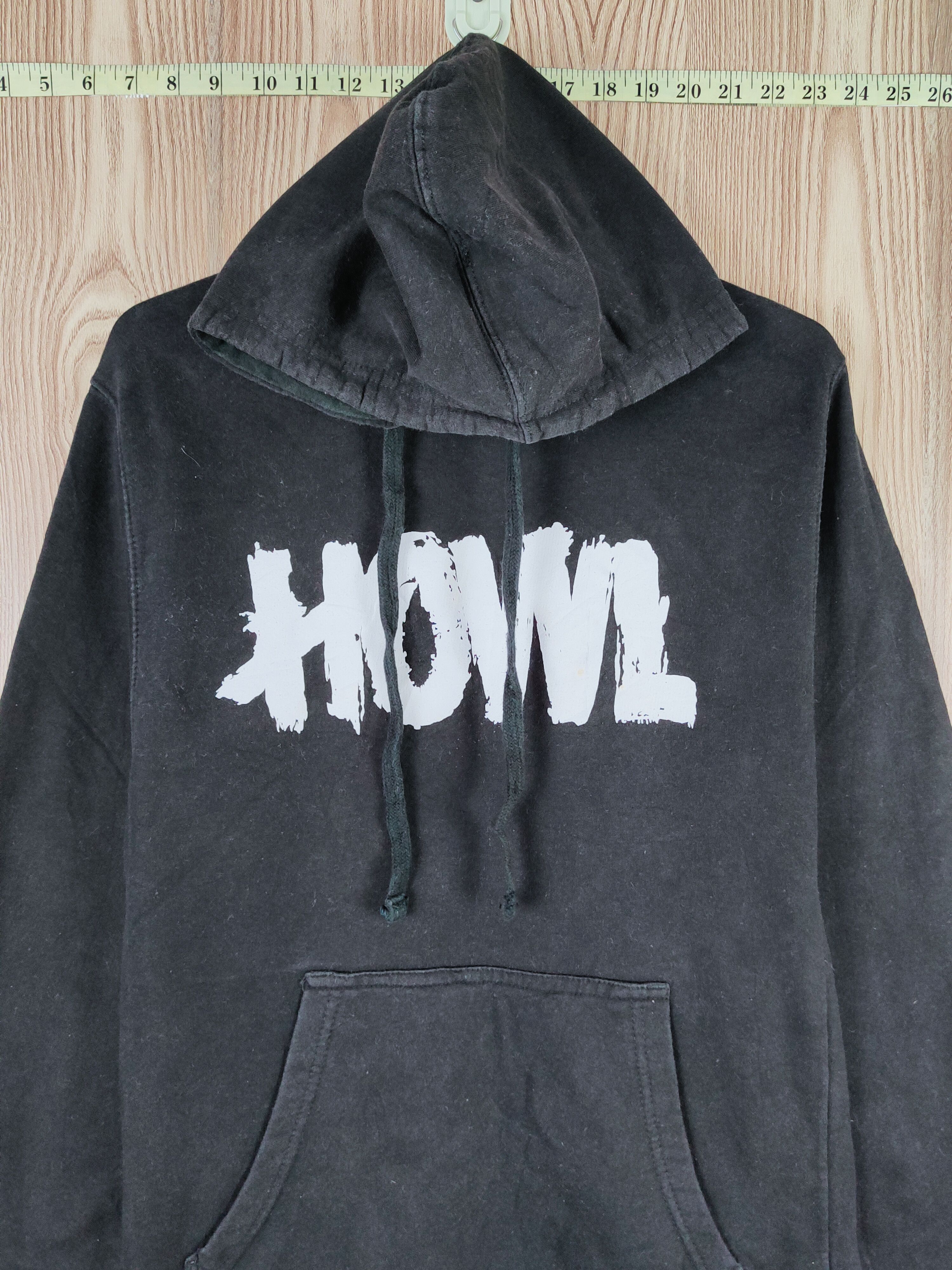 Japanese Brand × Vintage HOWL Black Vintage FADED Hoodie Sweatshirts Size US S / EU 44-46 / 1 - 3 Thumbnail