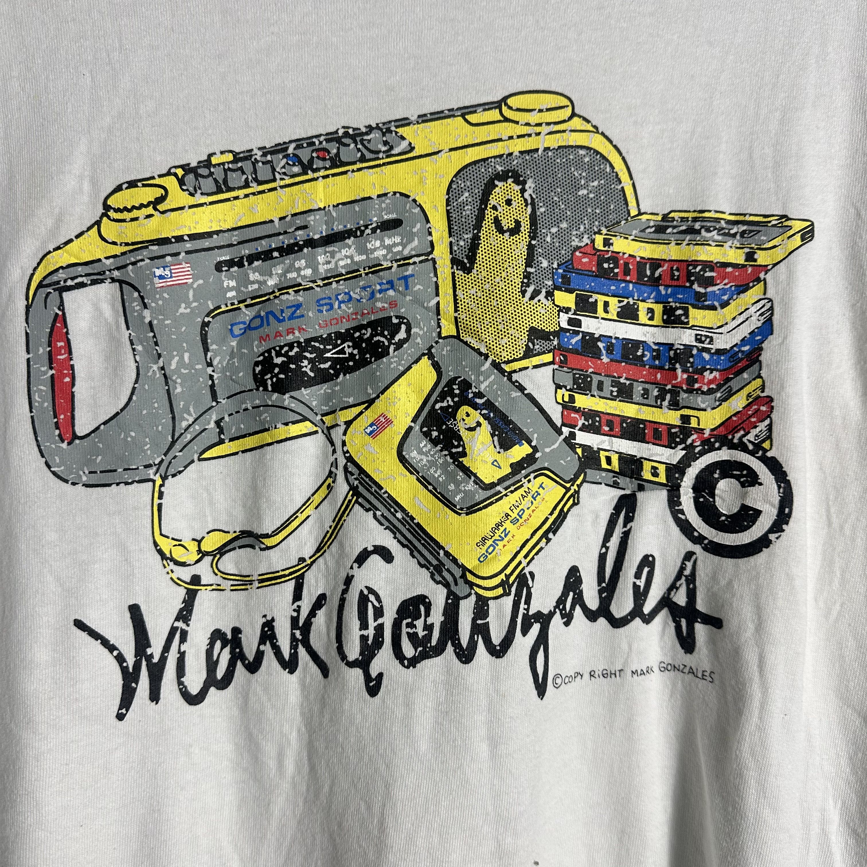 Vintage 🔥RARE🔥Gonz Sport Mark Gonzales Long Sleeve T-shirt Size US L / EU 52-54 / 3 - 3 Thumbnail