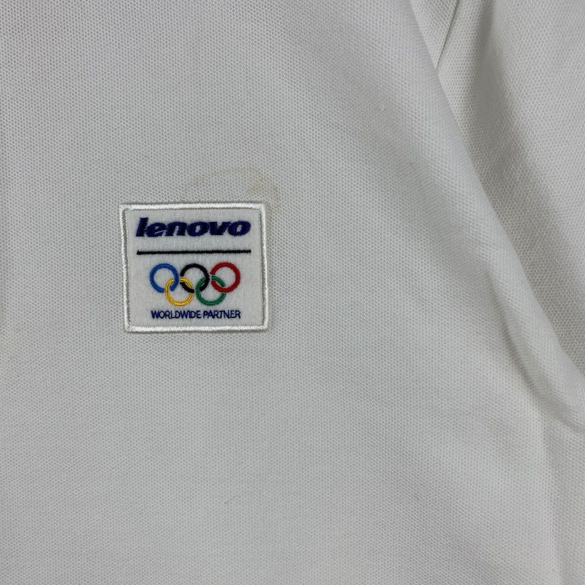 Vintage LENOVO OLYMPIC BEIJING 2008 Digital Sponsor Polo Tee Shirt Size US M / EU 48-50 / 2 - 5 Thumbnail