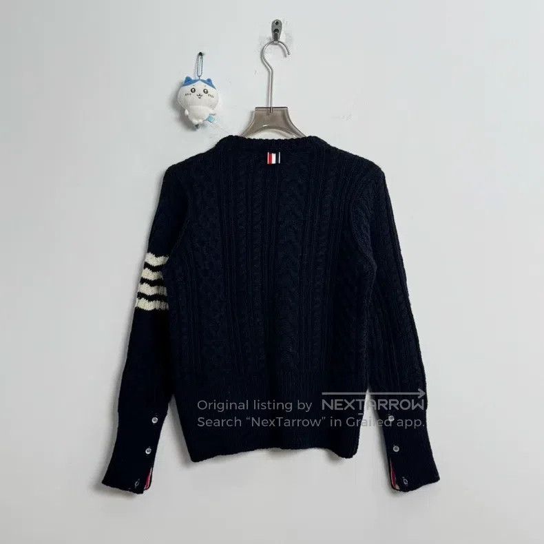 Thom Browne Thom Browne Wool and Mohair Sweater Size US S / EU 44-46 / 1 - 3 Thumbnail