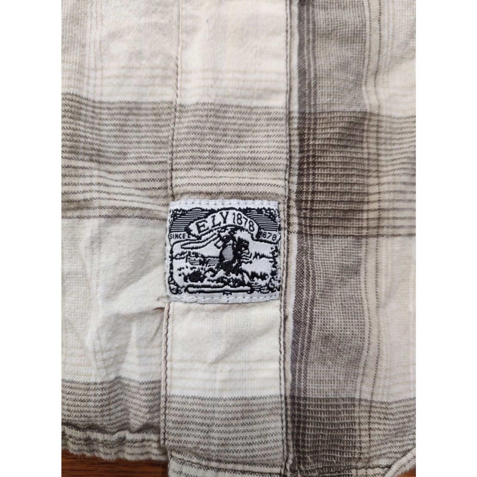 Vintage VINTAGE Ely Cattleman Western Shirt XL Brown Plaid Pearl Snap Long Sleeve Size US XL / EU 56 / 4 - 5 Thumbnail