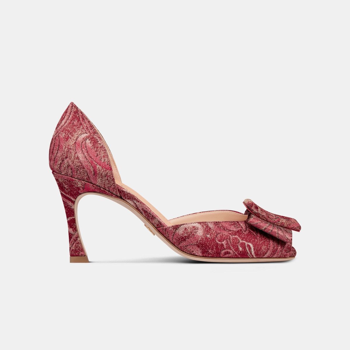 image of Dior O1Bcso1Str0224 Heel Shoes In Red & Gold in Red/Gold, Women's (Size 10)