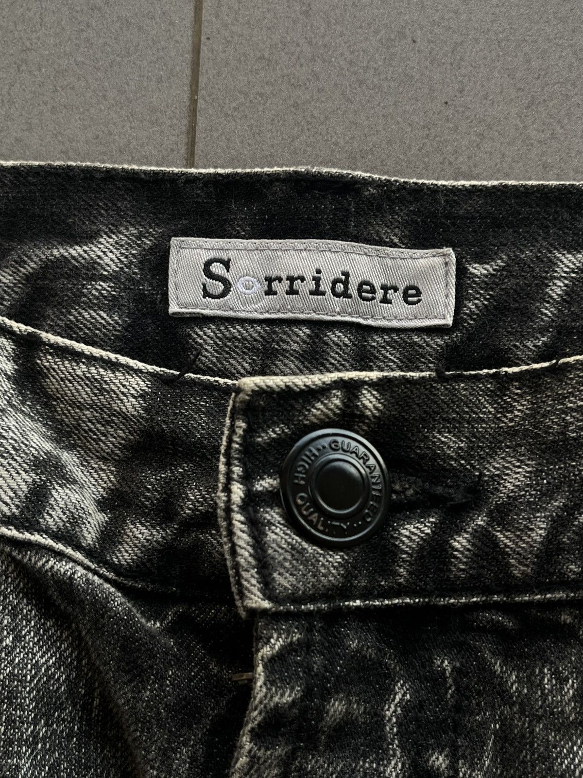 Isamu Katayama Backlash JAPANESE SORRIDERE WASHING FADED PATTERNS DENIM JEANS PANTS Size US 34 / EU 50 - 7 Thumbnail