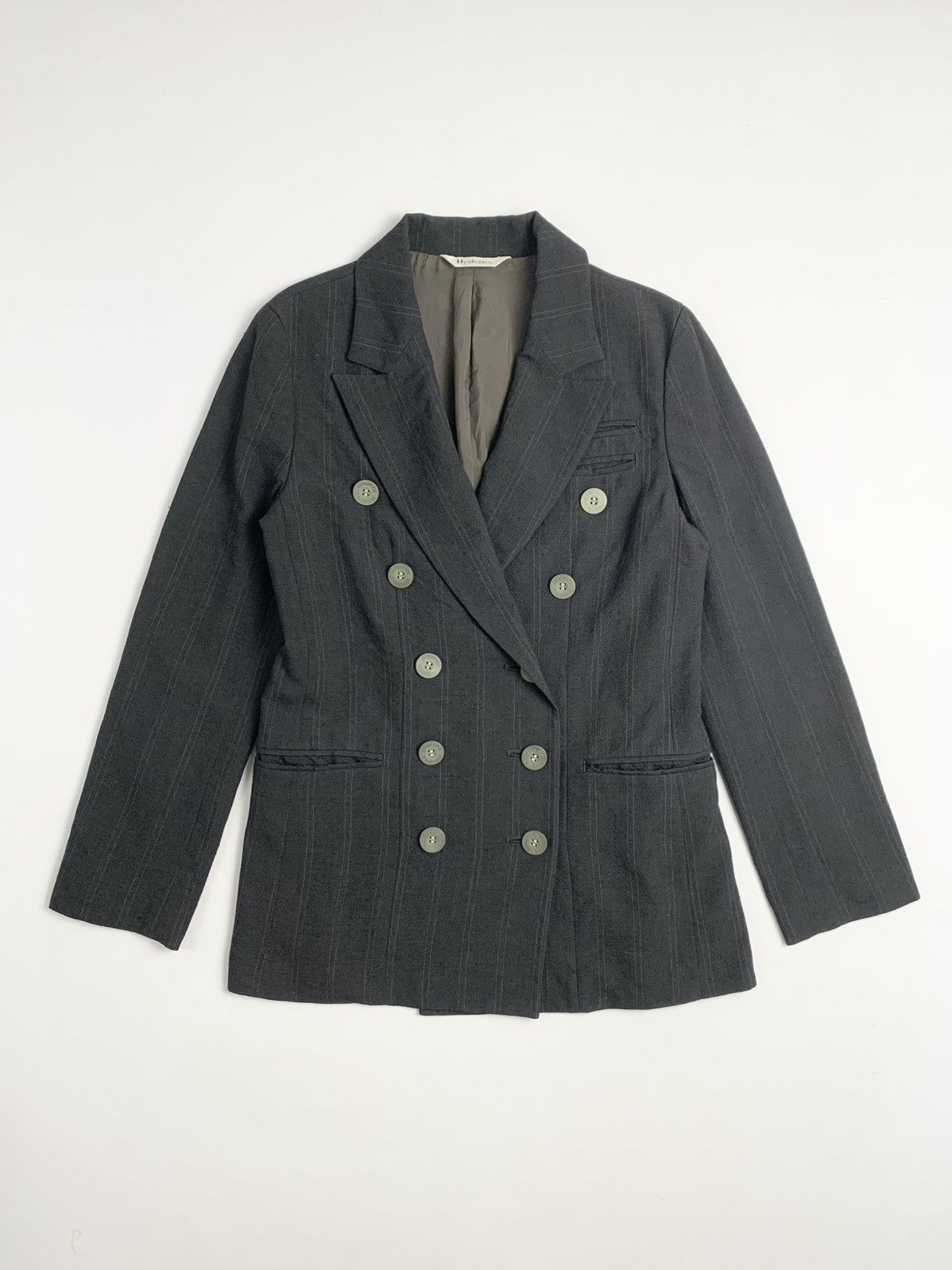 Hysteric Glamour Hysterics Vintage Pinstripe Double Breasted Blazer Size M / US 6-8 / IT 42-44 - 1 Thumbnail