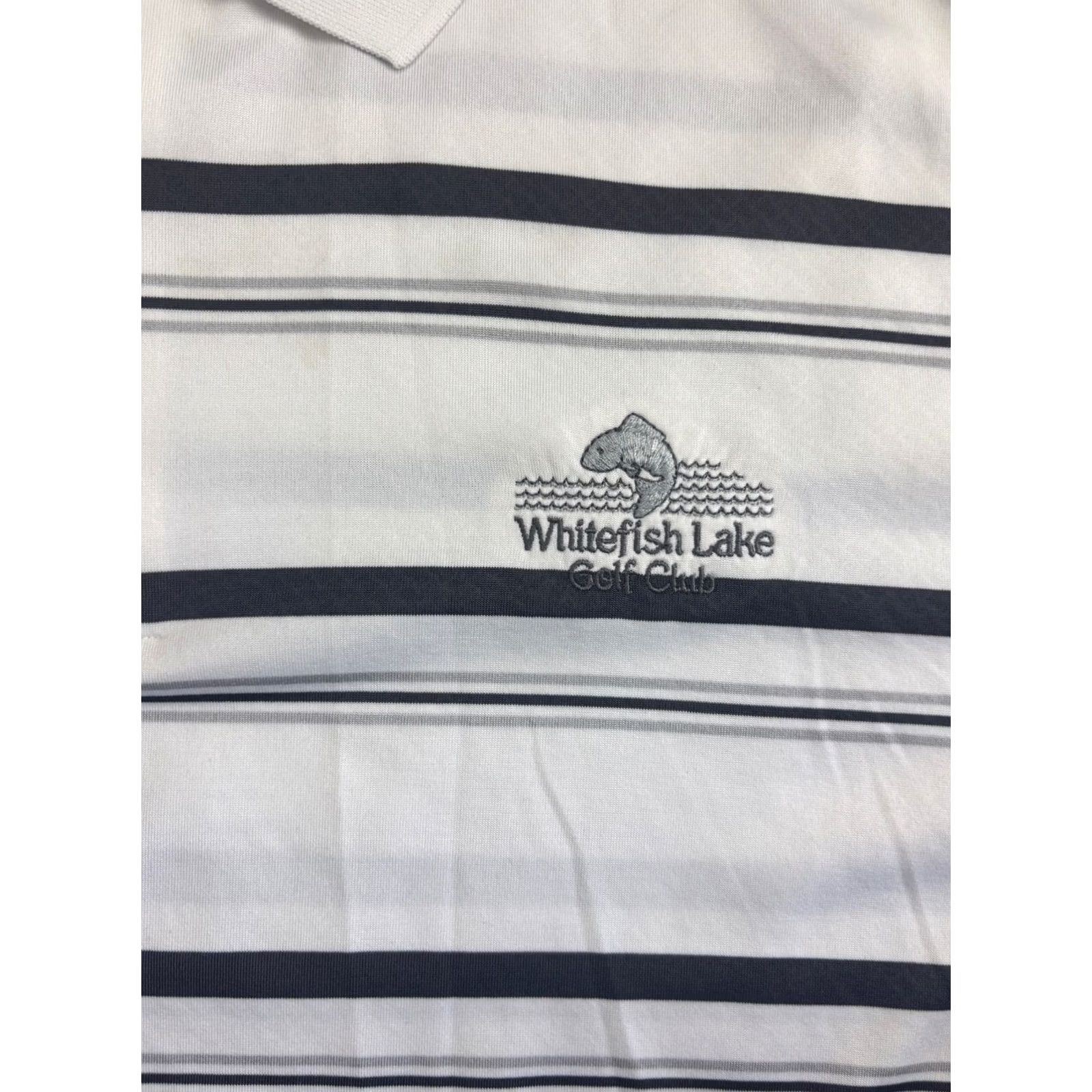Under Armour Under Armour Polo Shirt Men's 2XL Loose Heat Gear White Black Stripe Polo Shirts White Nike? Size US XXL / EU 58 / 5 - 3 Thumbnail