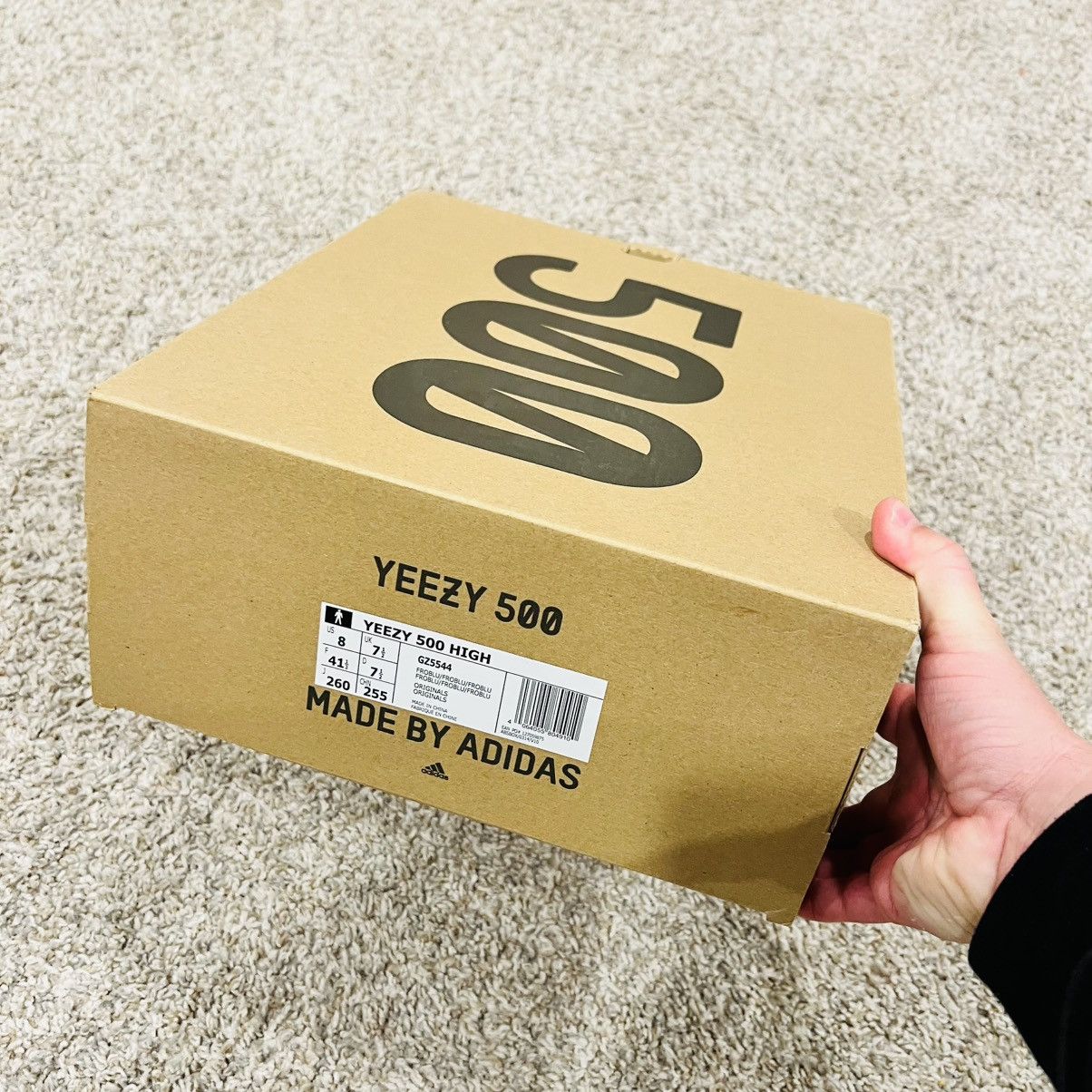 Adidas × Yeezy Adidas Yeezy 500 High Frozen Blue Mens 8 Size US 8 / EU 41 - 8 Thumbnail