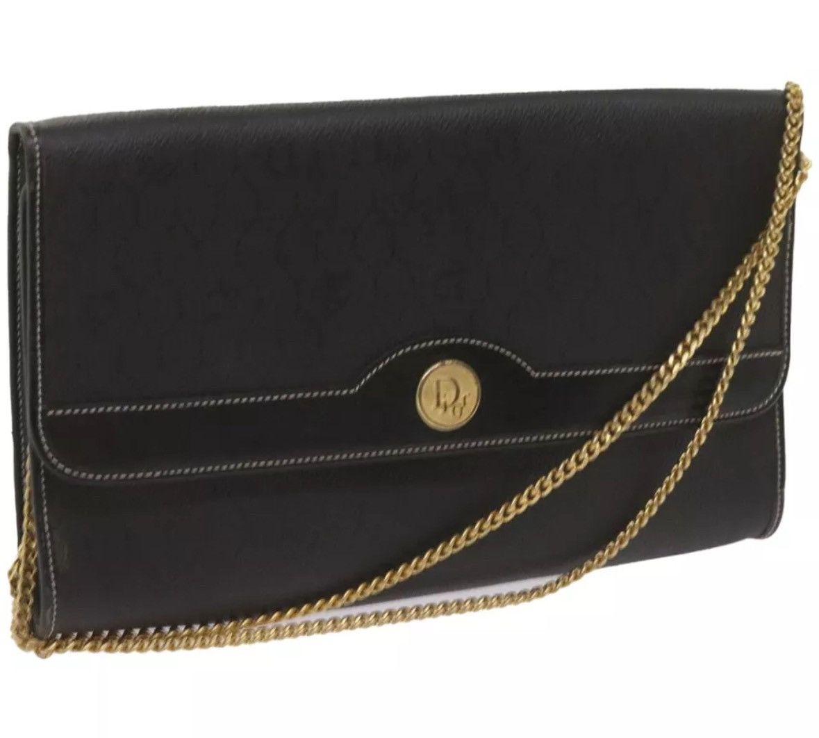 Christian Dior Monsieur × Dior × Vintage Christian Dior Vintage Honeycomb Canvas Chain Shoulder Bag Size ONE SIZE - 1 Thumbnail