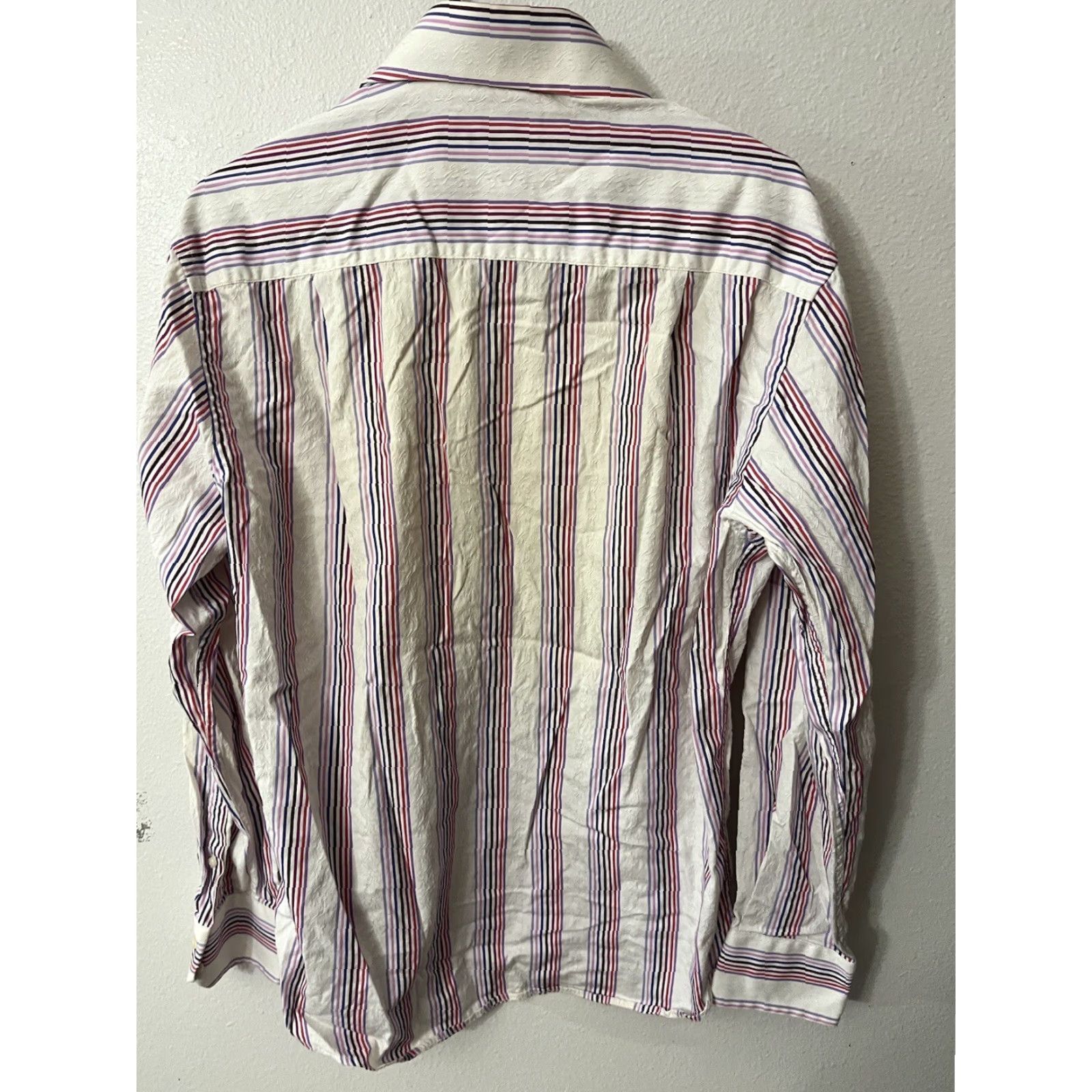 Tommy Hilfiger Tommy Hilfiger Button-Down Shirt Mens M 100% Cotton Multicolor Striped Button-Up Casual Formal Size US M / EU 48-50 / 2 - 3 Thumbnail