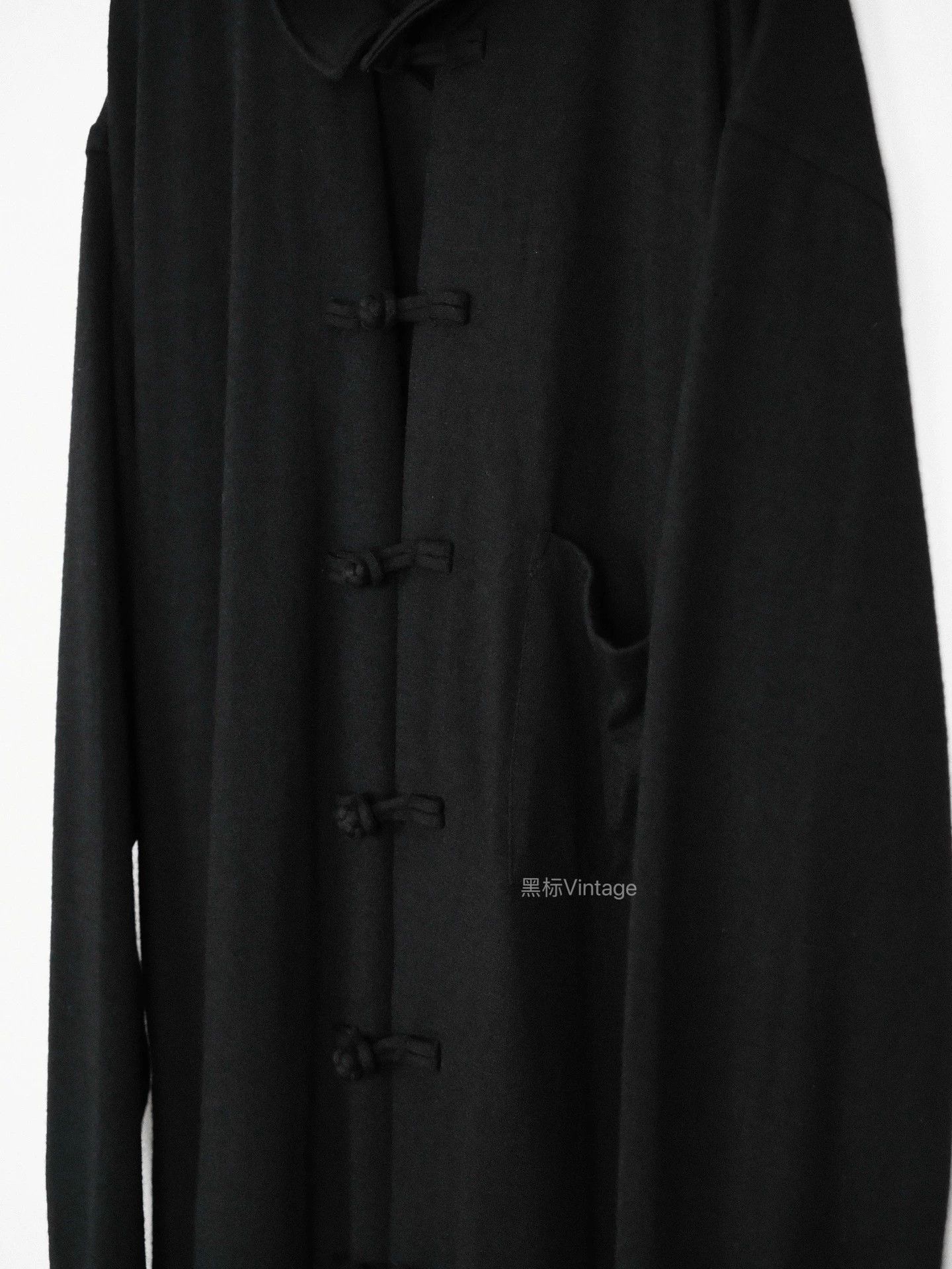 Yohji Yamamoto Yohji 96AW Archive Mandarin Frog Button Long Shirt Size US M / EU 48-50 / 2 - 6 Thumbnail