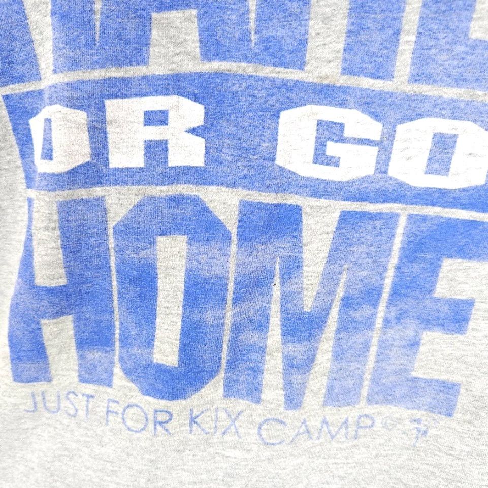 Fruit Of The Loom VINTAGE Dance T Shirt Mens Size Large Gray 90s Just For Kix Camp Made In USA Size US L / EU 52-54 / 3 - 4 Thumbnail