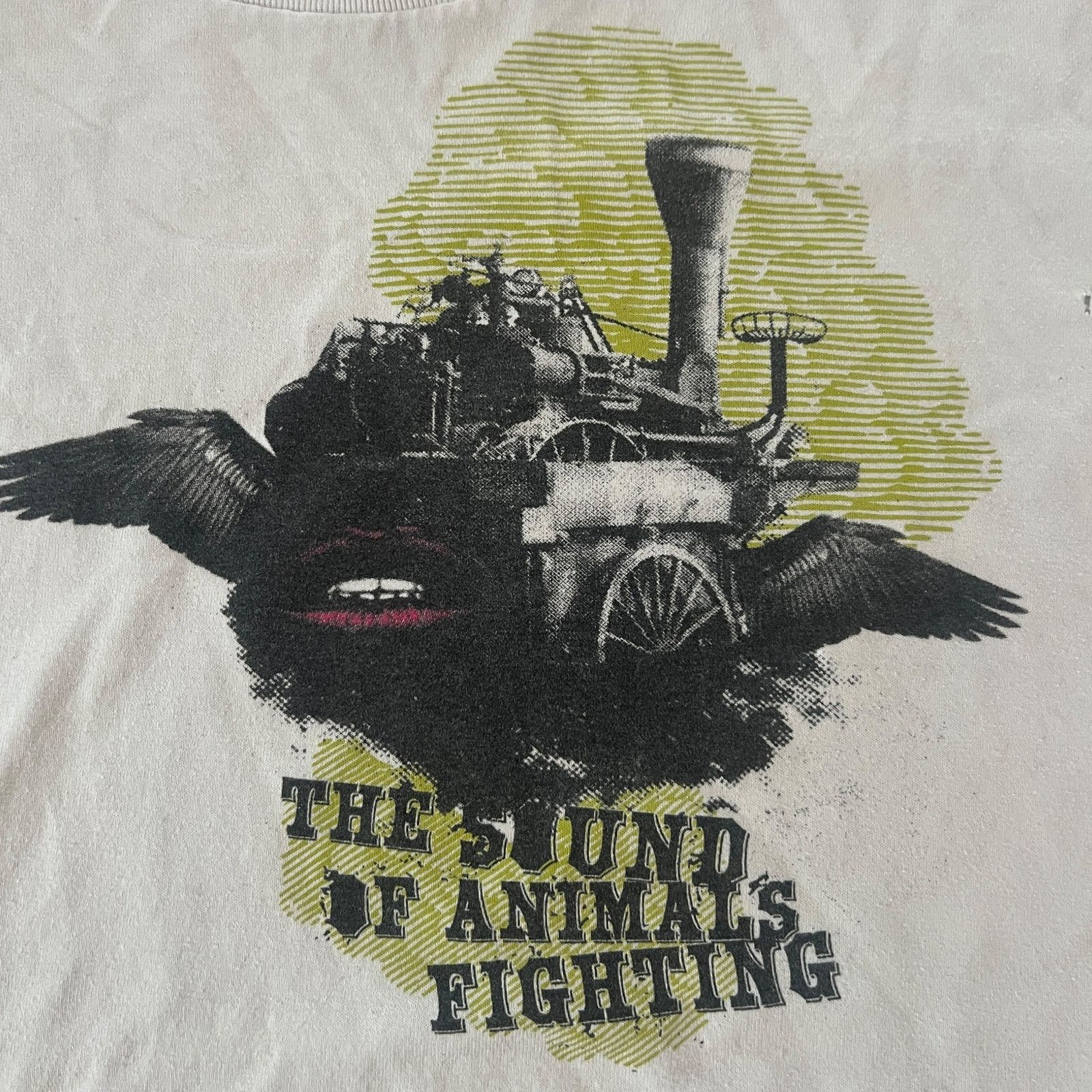Band Tees The Sound Animals Fighting Vintage Cream Size L RX Bandits Size US L / EU 52-54 / 3 - 2 Thumbnail