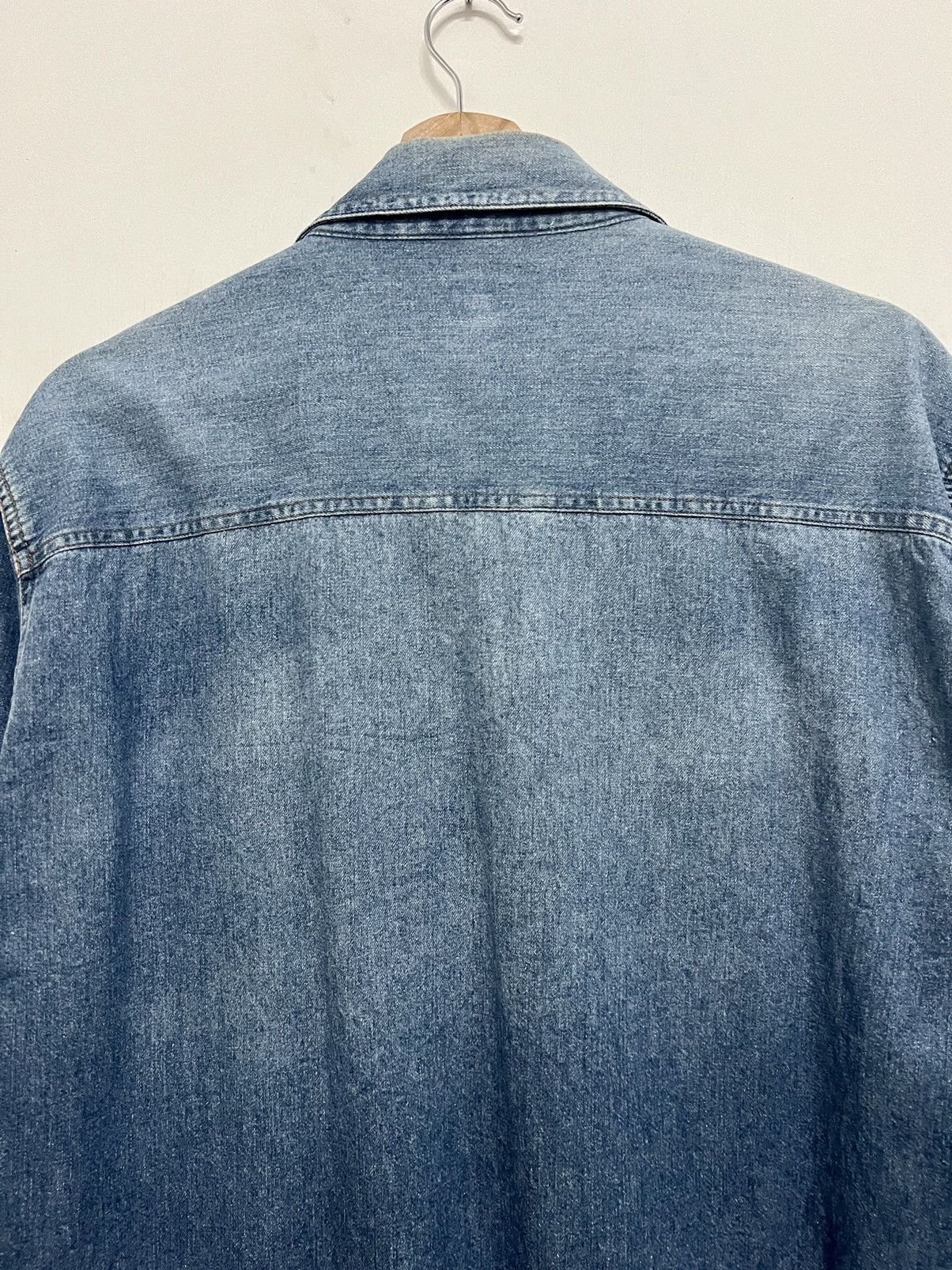 Dolce & Gabbana VINTAGE DOLCE & GABBANA DENIM SHIRT Size US XXL / EU 58 / 5 - 14 Thumbnail