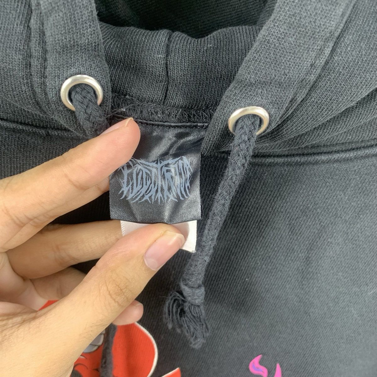 Anime Vintage DEMON FLAME AMINE Graphic Hoodie Streetwear Size US XL / EU 56 / 4 - 10 Thumbnail