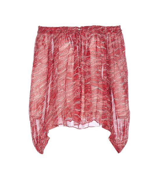 Isabel Marant Etoile ISABEL MARANT ETOILE Women Tops HT0346FB C1J07E70RD Red Size M / US 6-8 / IT 42-44 - 1 Thumbnail