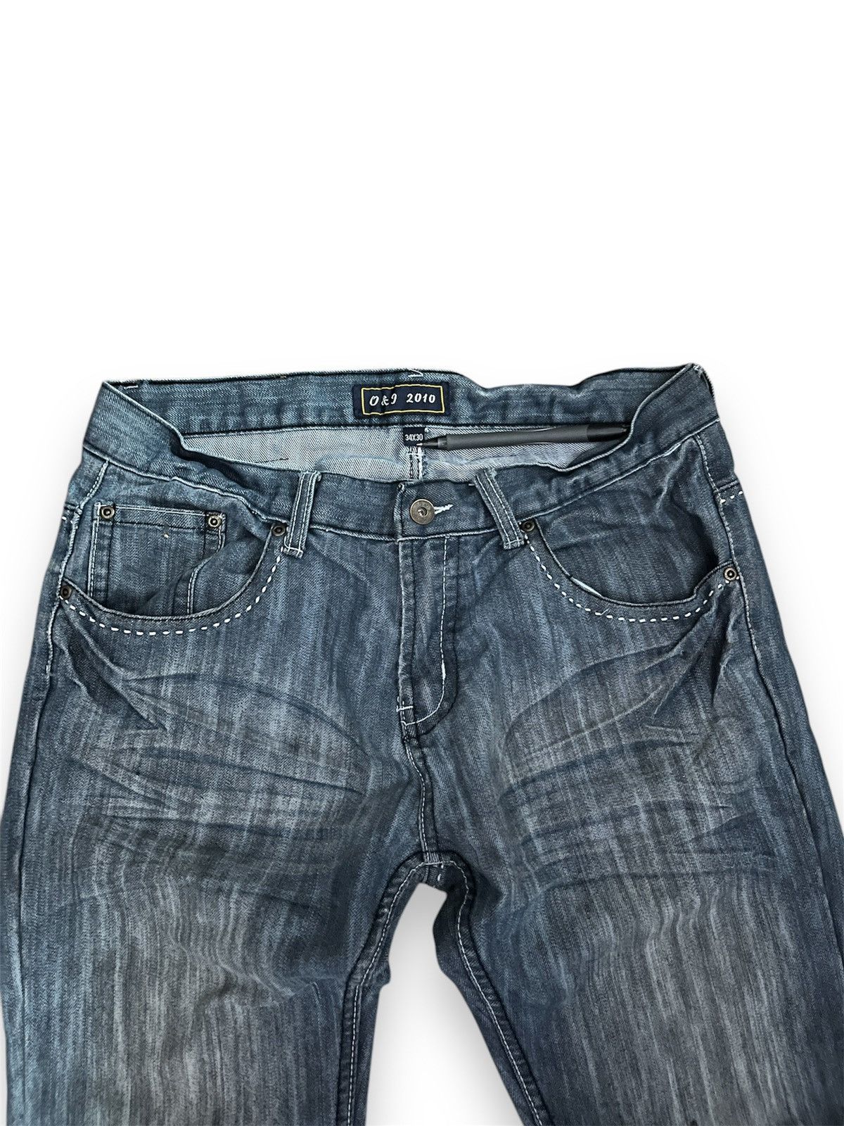Japanese Brand × Vintage Vintage Y2K Style Studded Jeans Size US 34 / EU 50 - 4 Thumbnail