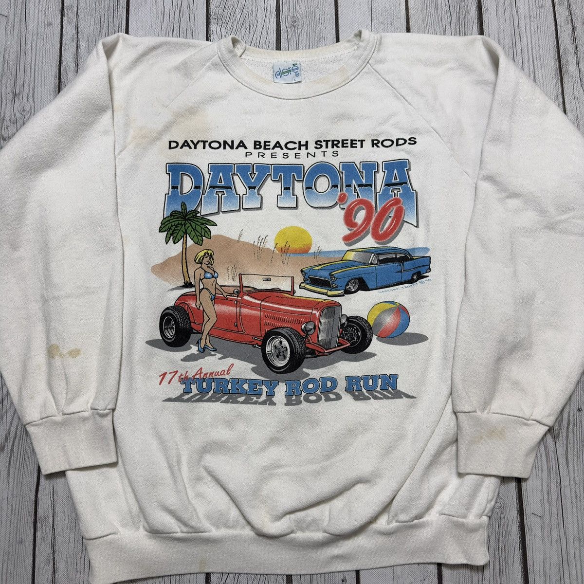 Vintage Vintage Street Rods sweatshirt Size US L / EU 52-54 / 3 - 3 Thumbnail