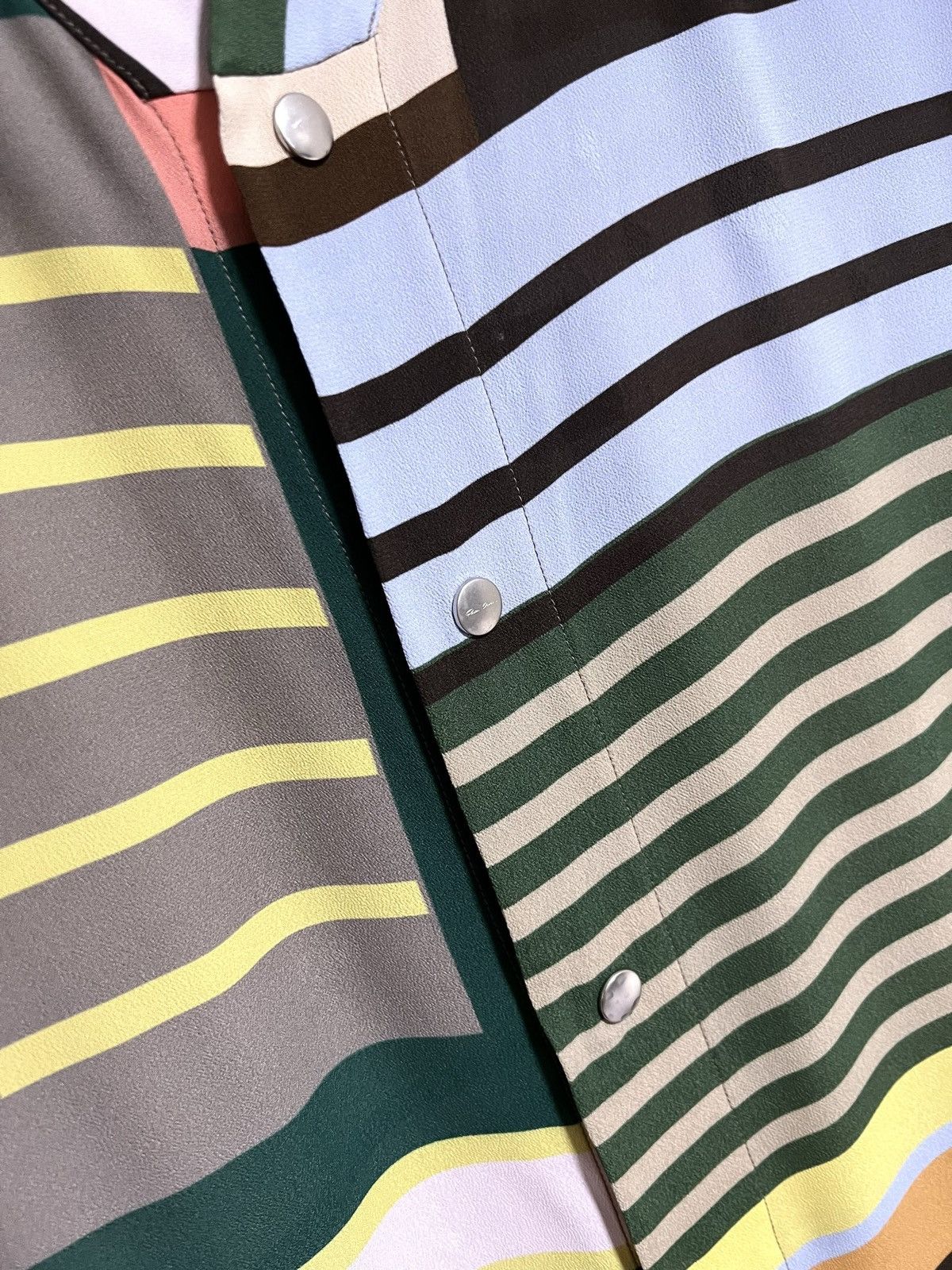 Rick Owens Rick Owens SS20 Golf Shirt In Uxmal Print Size US L / EU 52-54 / 3 - 3 Thumbnail