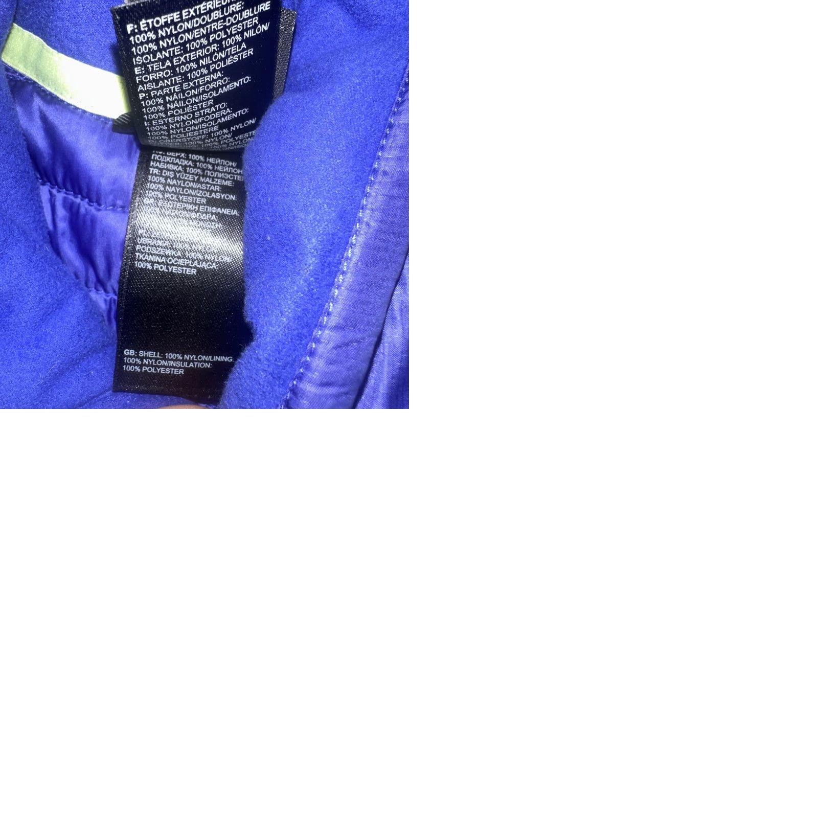 The North Face The North Face Puffer Vest Jacket Womens Small Purple Quilted 17.5x26 Blue | The North Face Quilted Vest Jacket Womens Small Purple Blue 17.5x26 Size S / US 4 / IT 40 - 10 Thumbnail