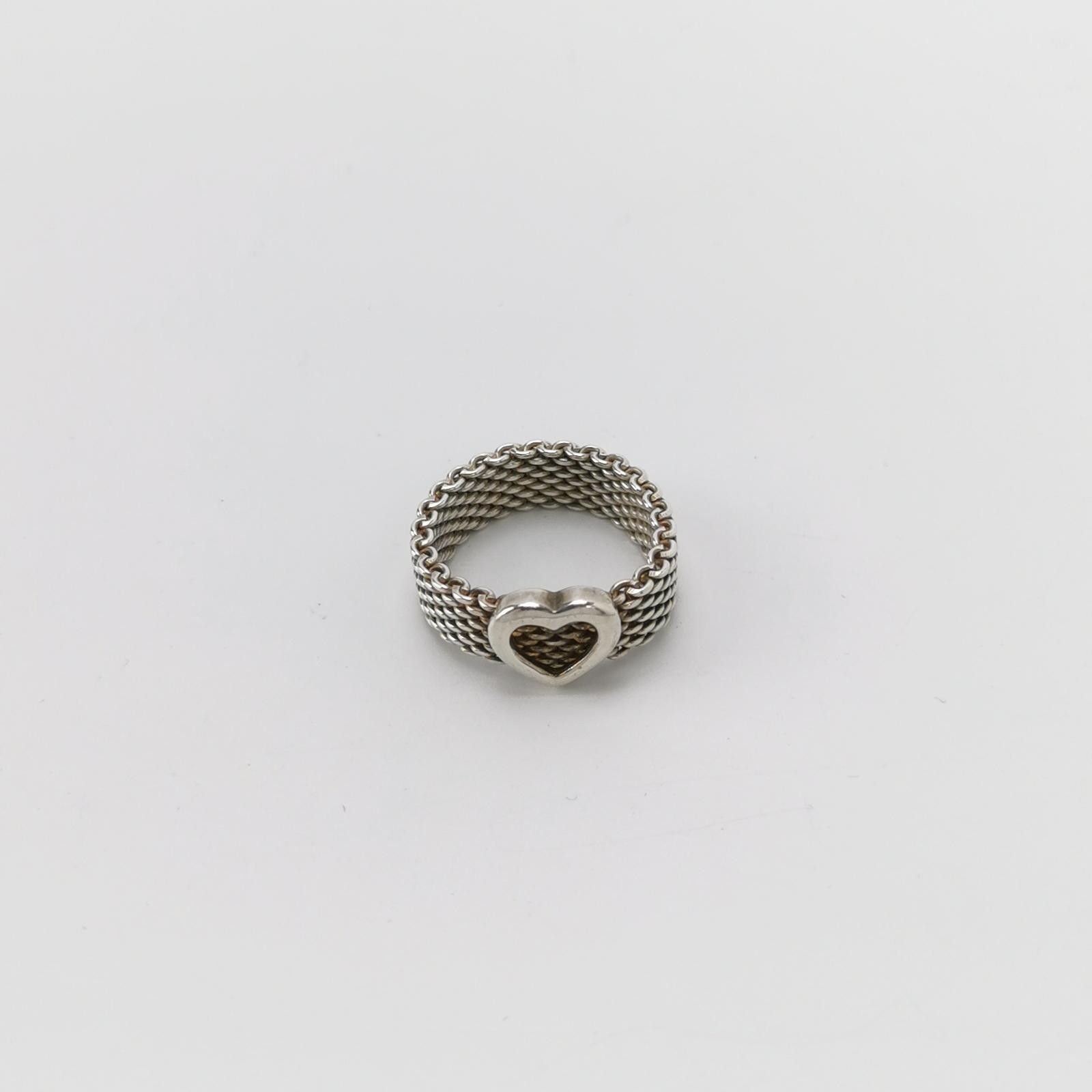 Tiffany & Co. Tiffany & Co. S925 heart-shaped ring size 16 -z2505 Size ONE SIZE - 1 Thumbnail