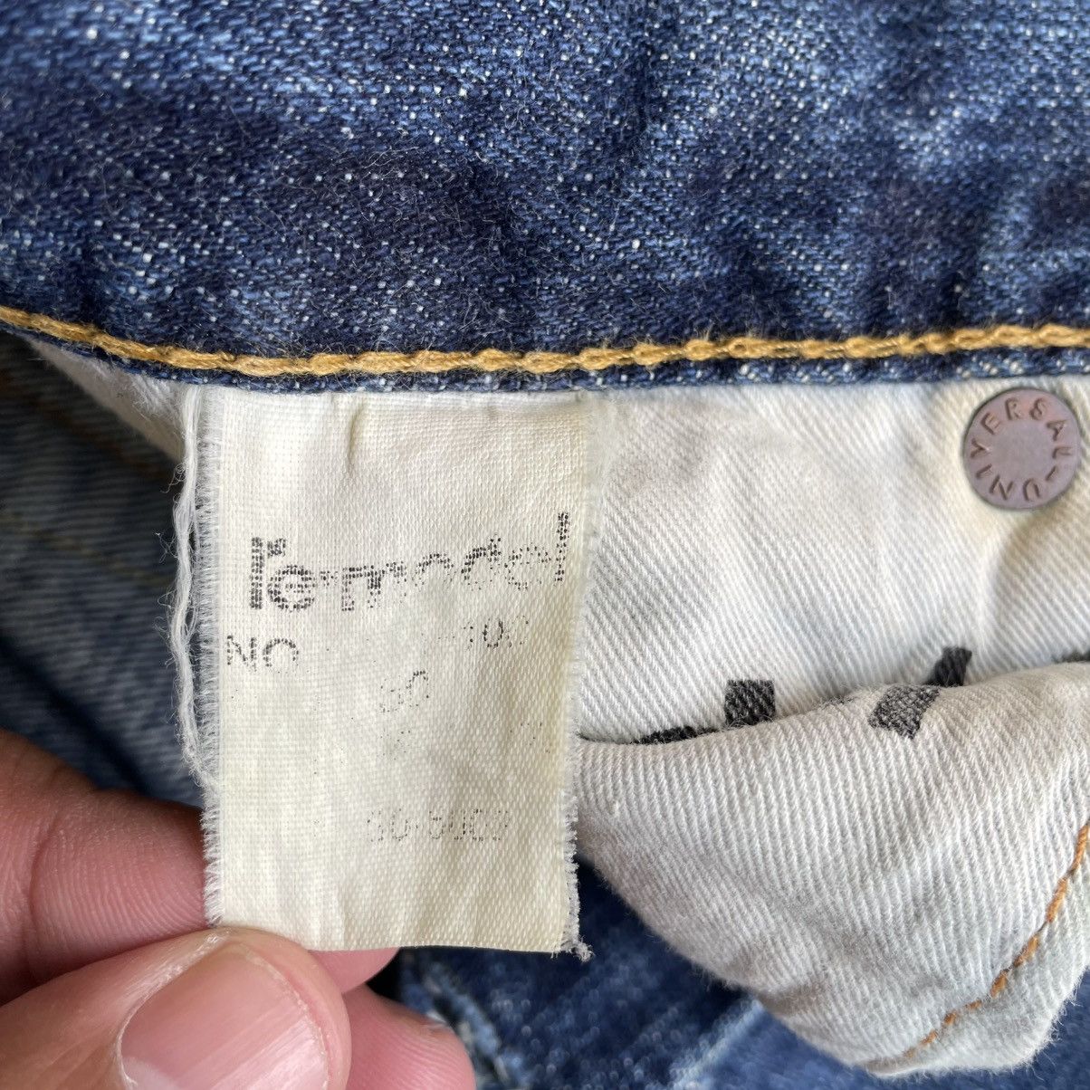 Japanese Brand 🔥🇯🇵Le-Model Stoned Washed Ripped Distress Selvedge Denim Jean Size US 31 - 14 Thumbnail