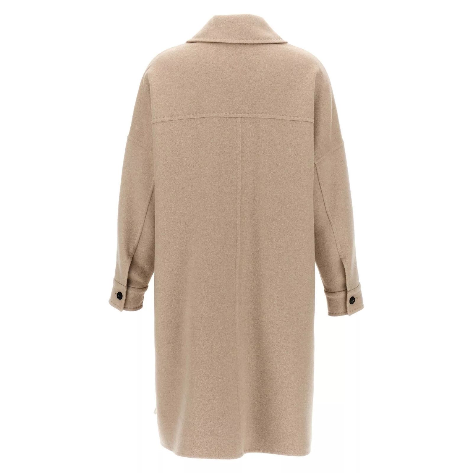 MAX MARA Baruffa Beige Cashmere Long Coat New & Authentic (W