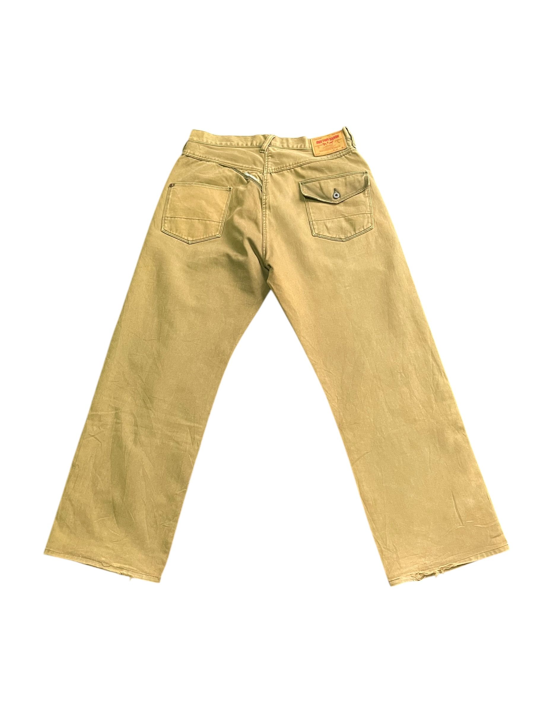 Japanese Brand Vintage One True Saxon Denim Size US 34 / EU 50 - 3 Thumbnail