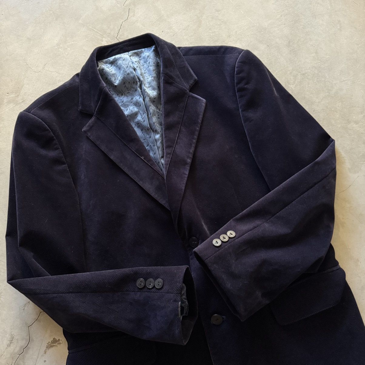 Other Vintage Chrisitian Aujard Purple Label Cords Blazer Jacket Size 50R - 4 Thumbnail