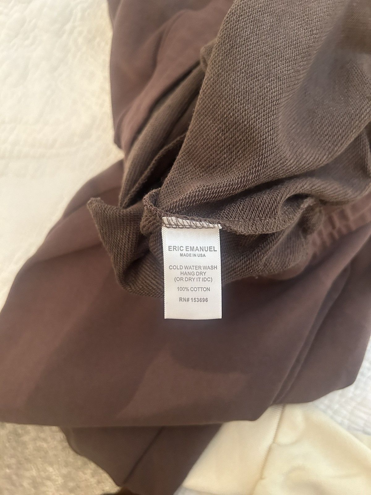 Eric Emanuel Eric Emanuel “Flame Sweatpants” brown large Size US 32 / EU 48 - 6 Thumbnail