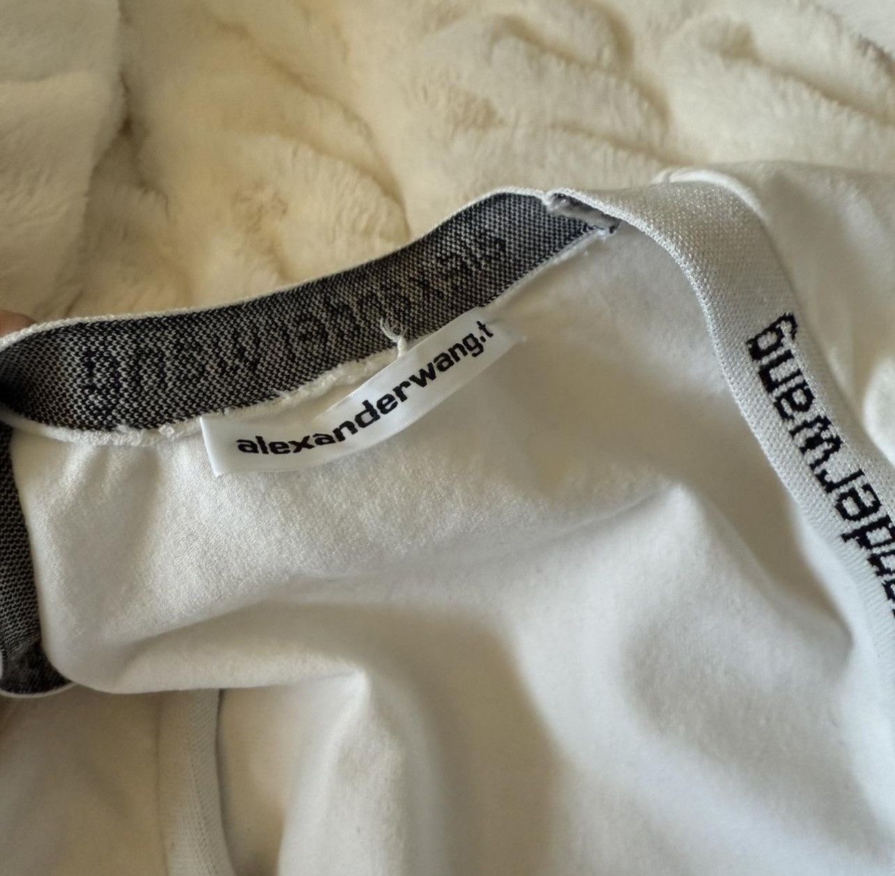 Alexander Wang Alexander wang logo-print long-sleeved top Size XS / US 0-2 / IT 36-38 - 2 Thumbnail