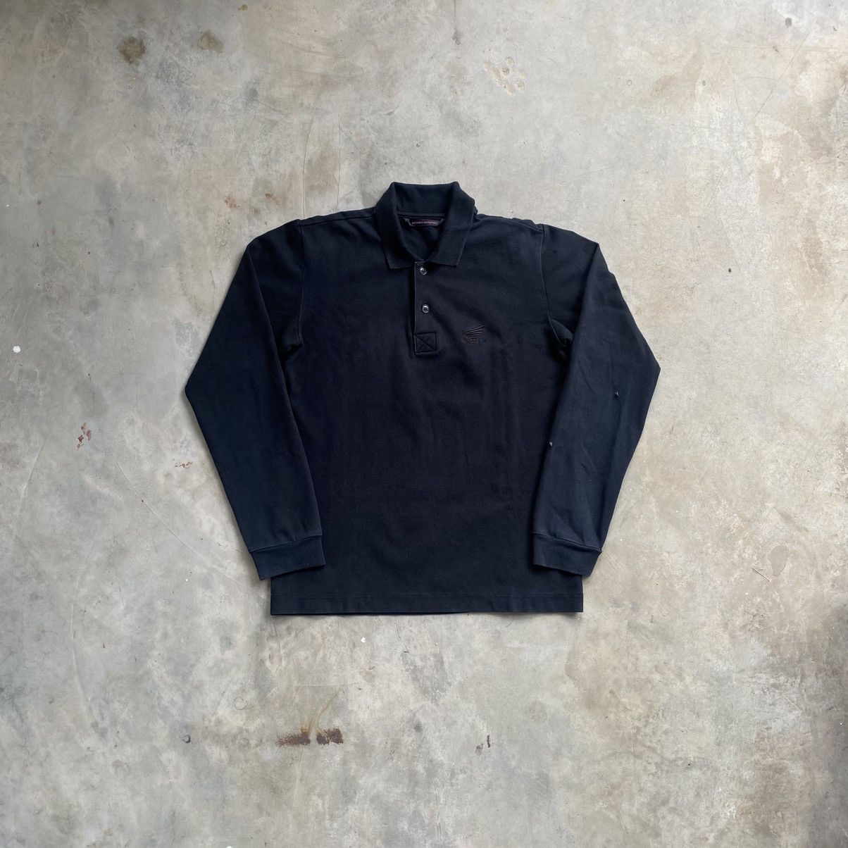 SHINICHIRO ARAKAWA Vintage Shinichiro Arakawa x Honda Long Sleeve Polo Shirt Size US M / EU 48-50 / 2 - 1 Thumbnail